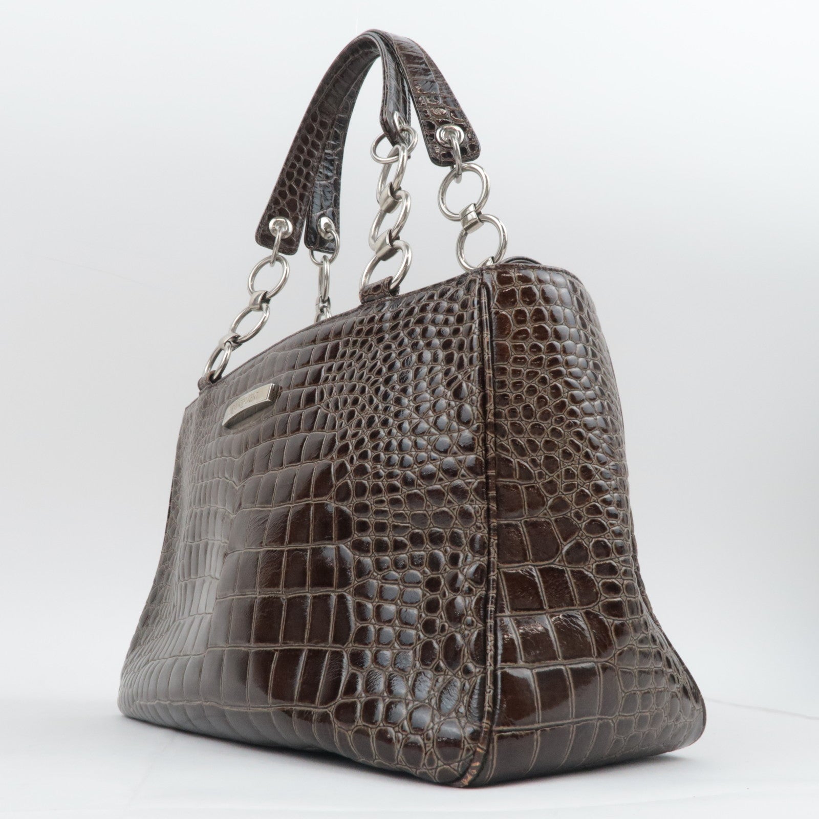 SAINT LAURENT YSL Leather Handbag Brown