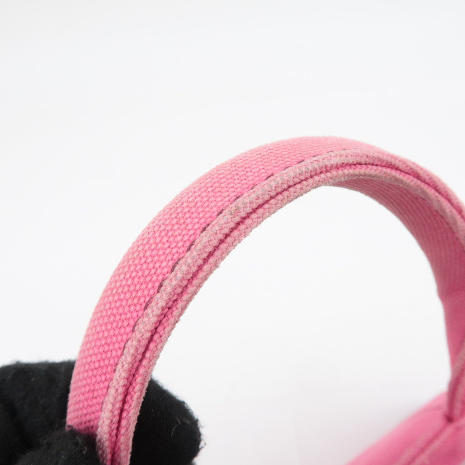 PRADA Canapa Mini 2Way Canvas Tote Bag Pink B2439G