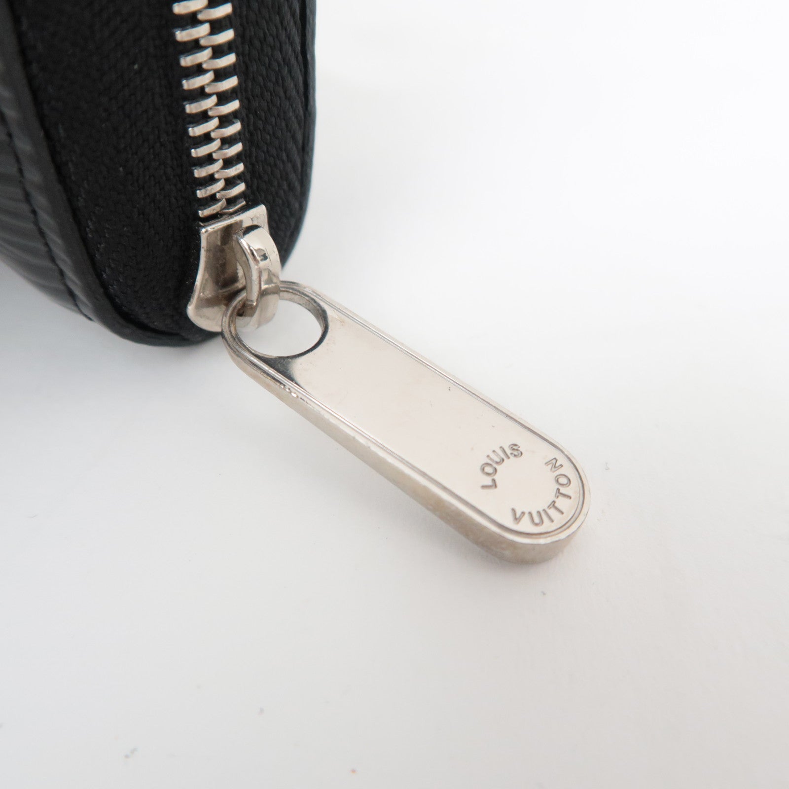 Louis Vuitton Epi LV Stories Zippy Coin Purse Noir M6372１