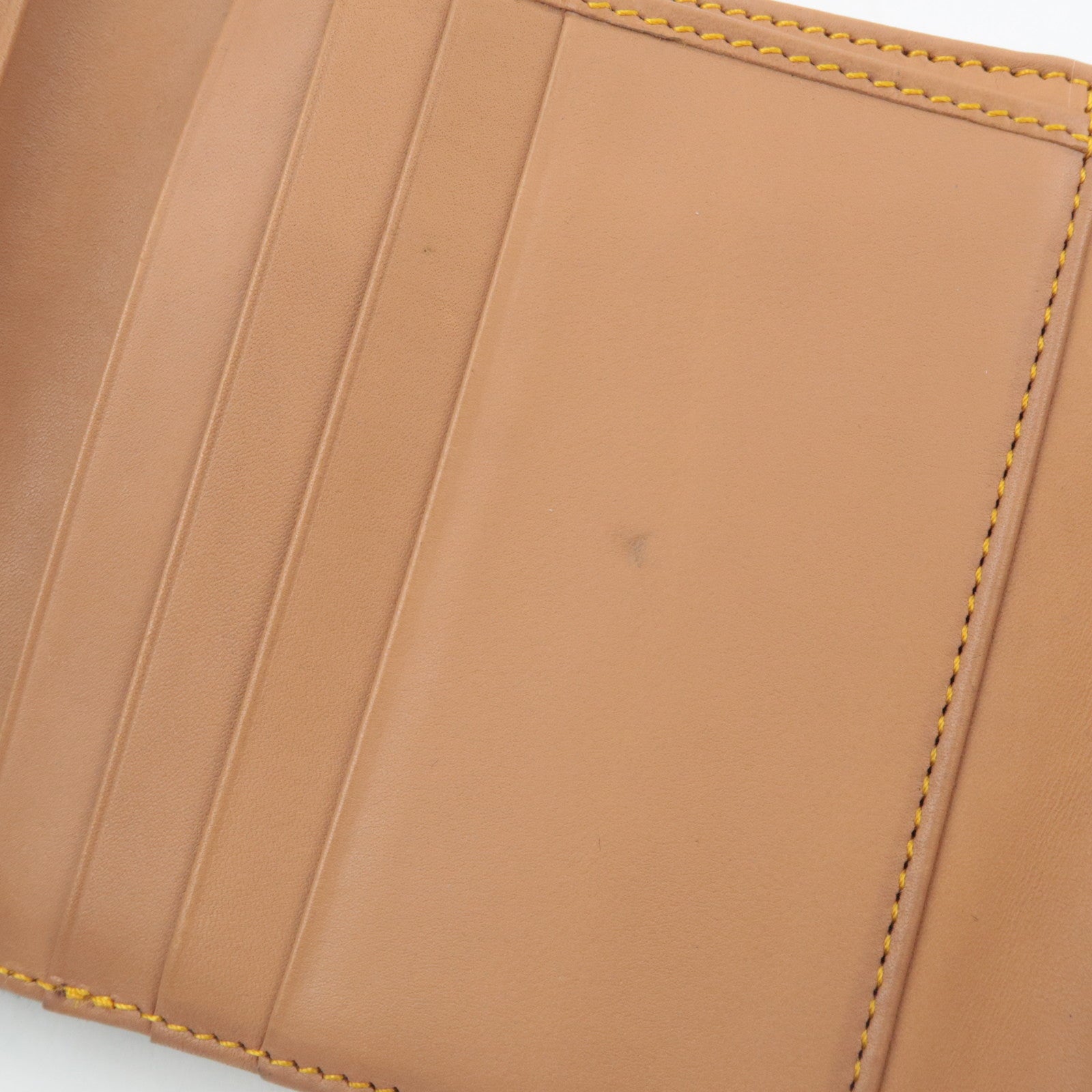 Christian Dior Maris Pearl Denim Wallet Navy