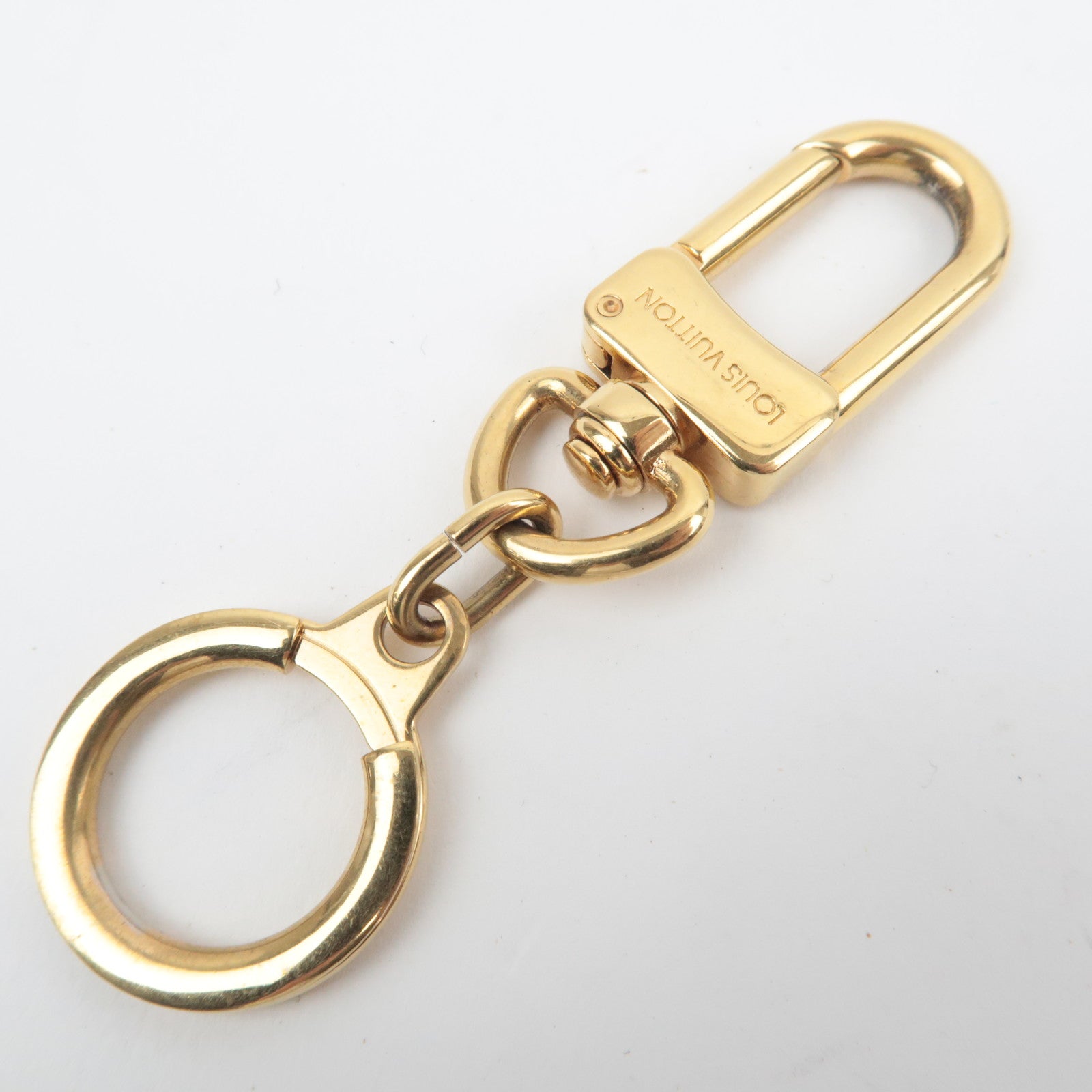 Louis Vuitton Ano Cles Key Ring Gold Color M62694