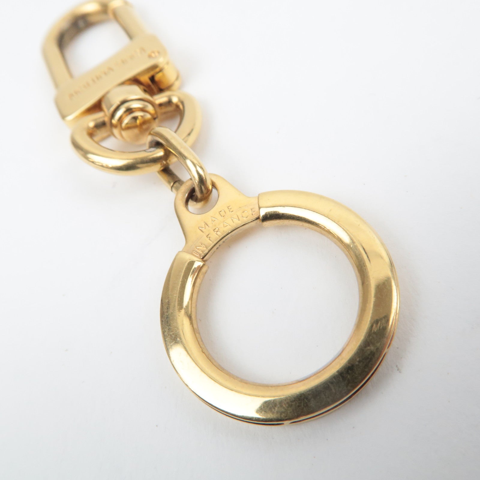 Louis Vuitton Ano Cles Key Ring Gold Color M62694