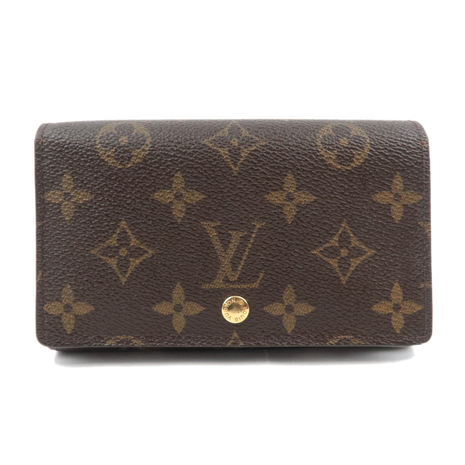 Louis Vuitton Monogram Porte Monnaie Billets Tresor Wallet M6173089885