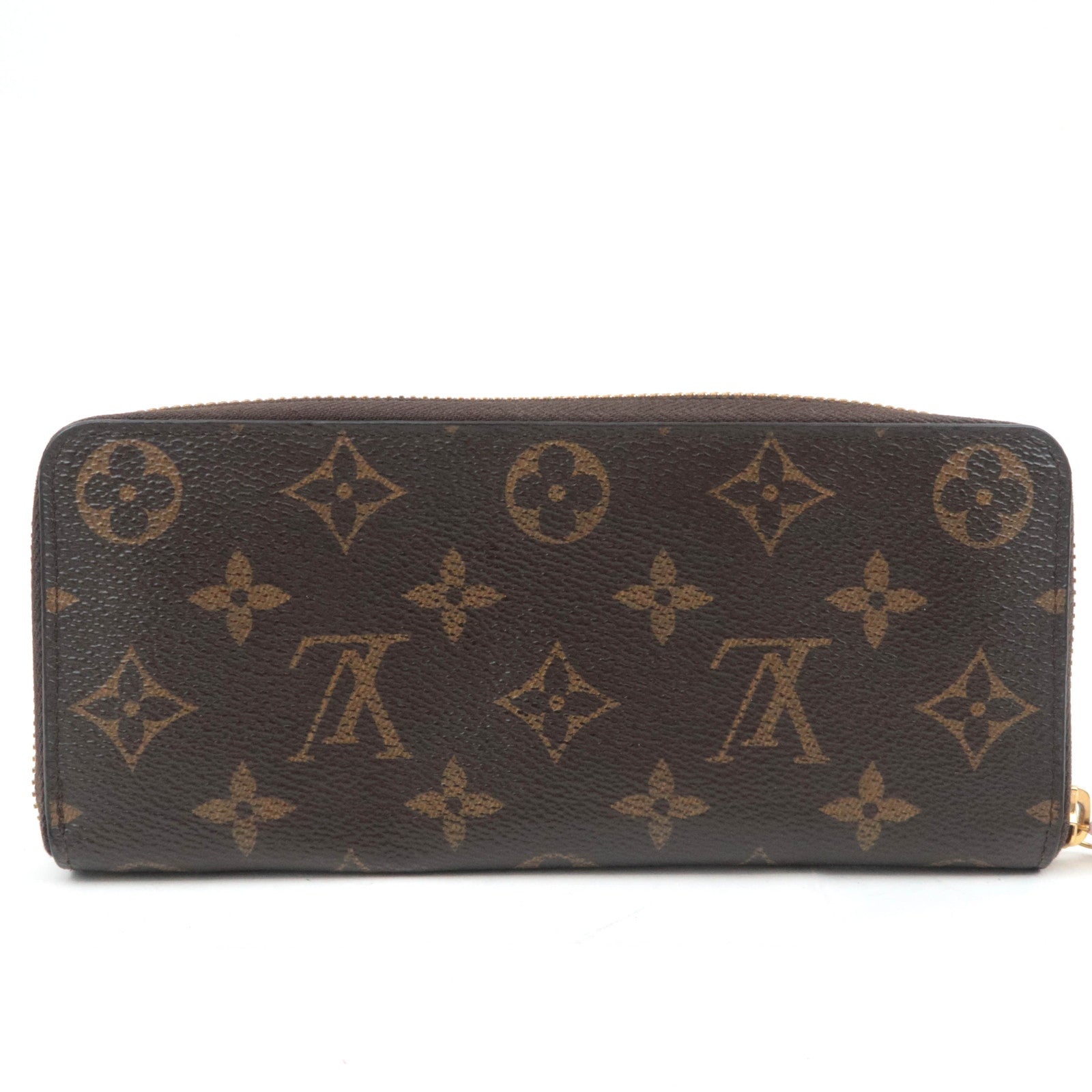 Louis Vuitton Monogram Portefeuille Clemence Long Wallet Rose Ballerine M61298