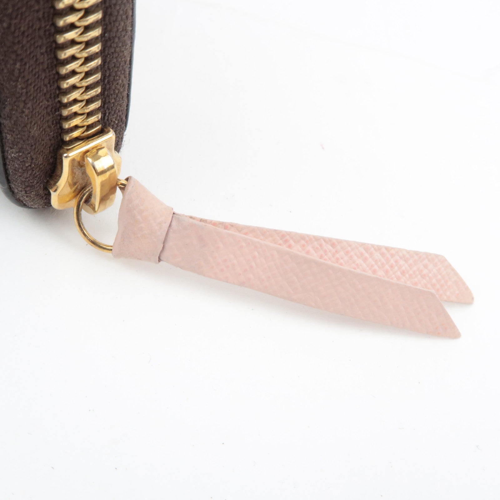 Louis Vuitton Monogram Portefeuille Clemence Long Wallet Rose Ballerine M61298