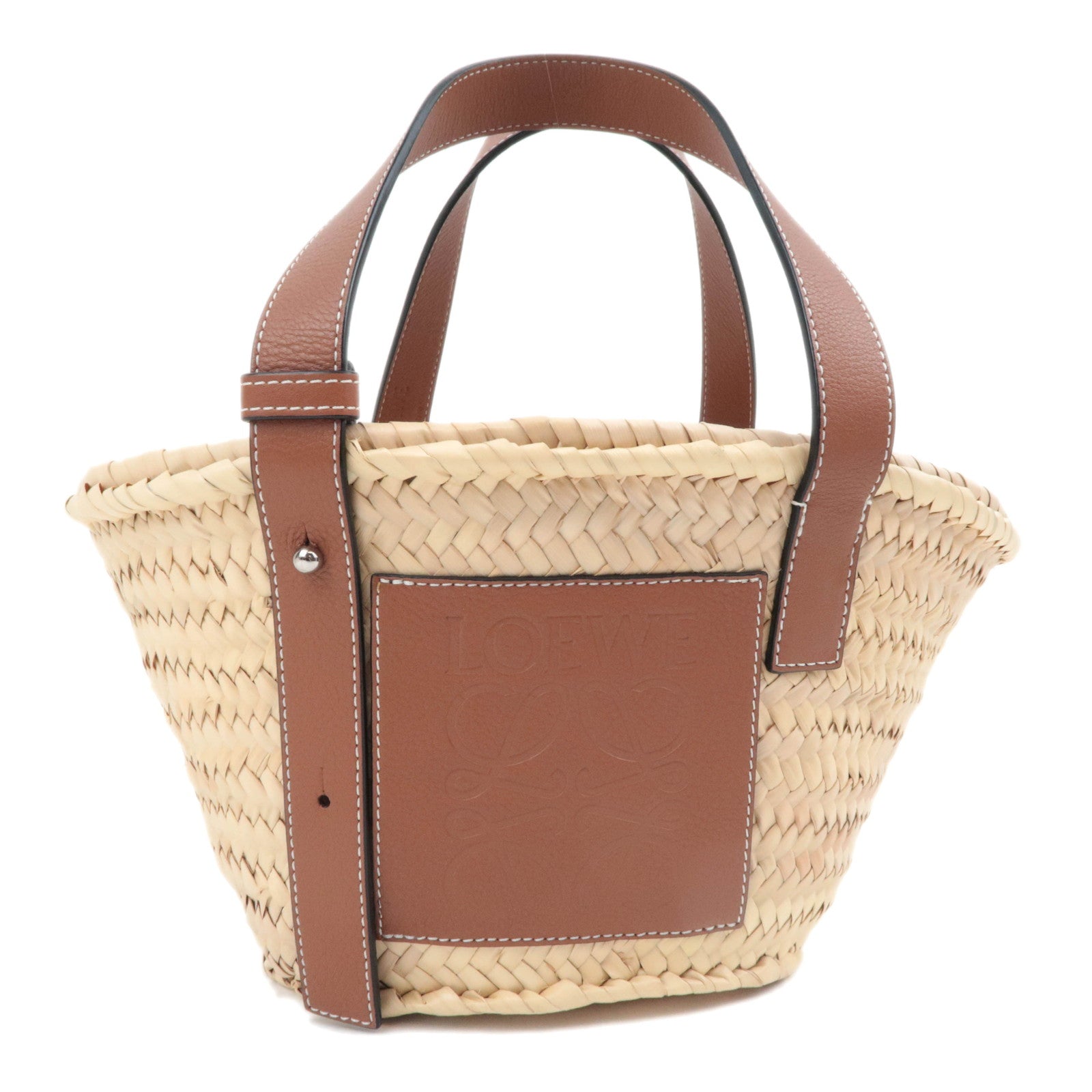 LOEWE Raffia Basket Bag Small Tan89942
