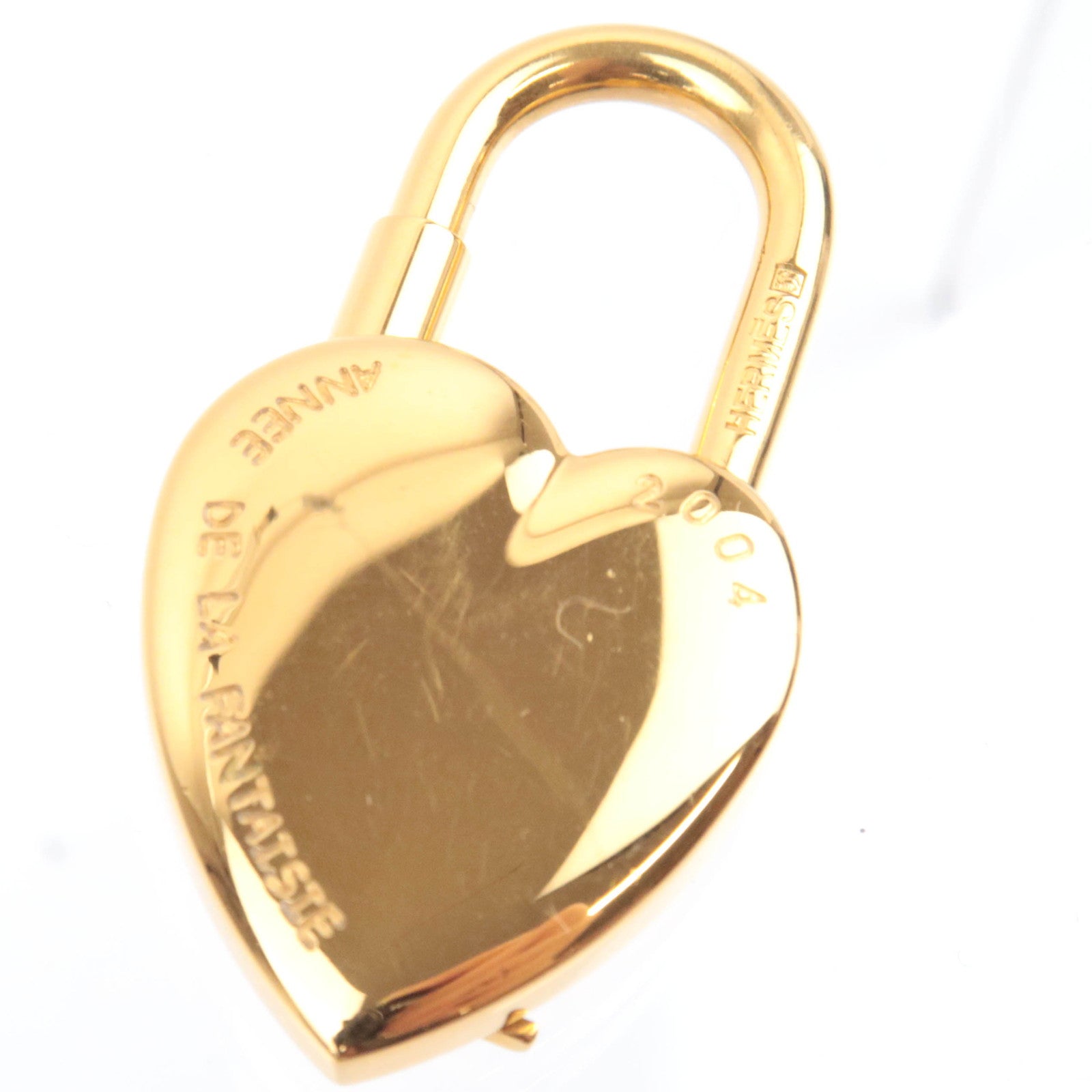 HERMES ViVE L'iDEE Lockhart Fantasy Charm Lock Gold Color
