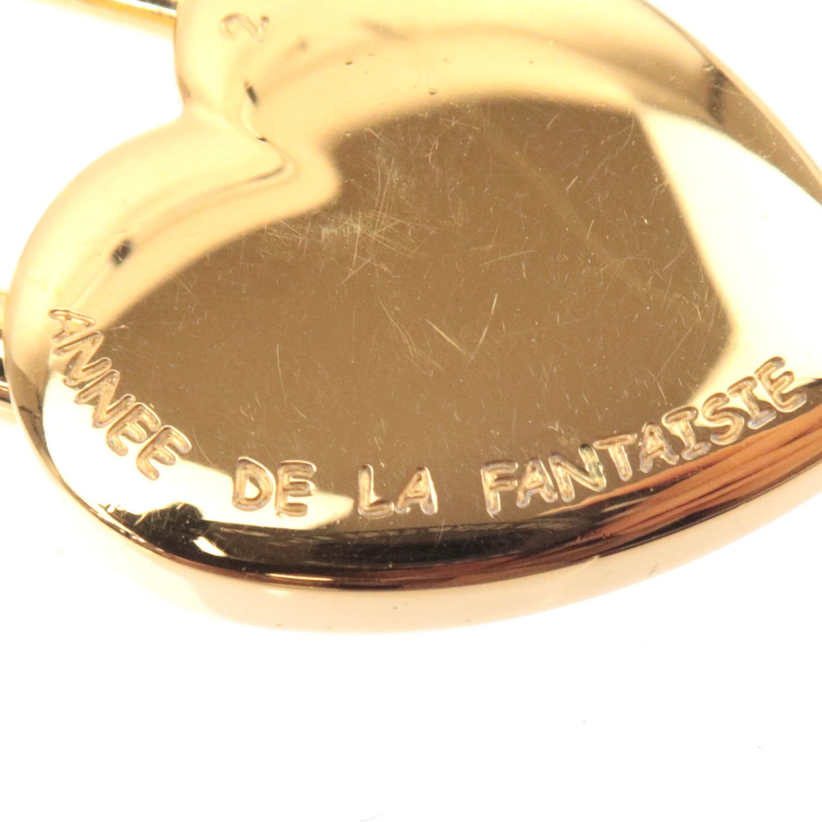 HERMES ViVE L'iDEE Lockhart Fantasy Charm Lock Gold Color