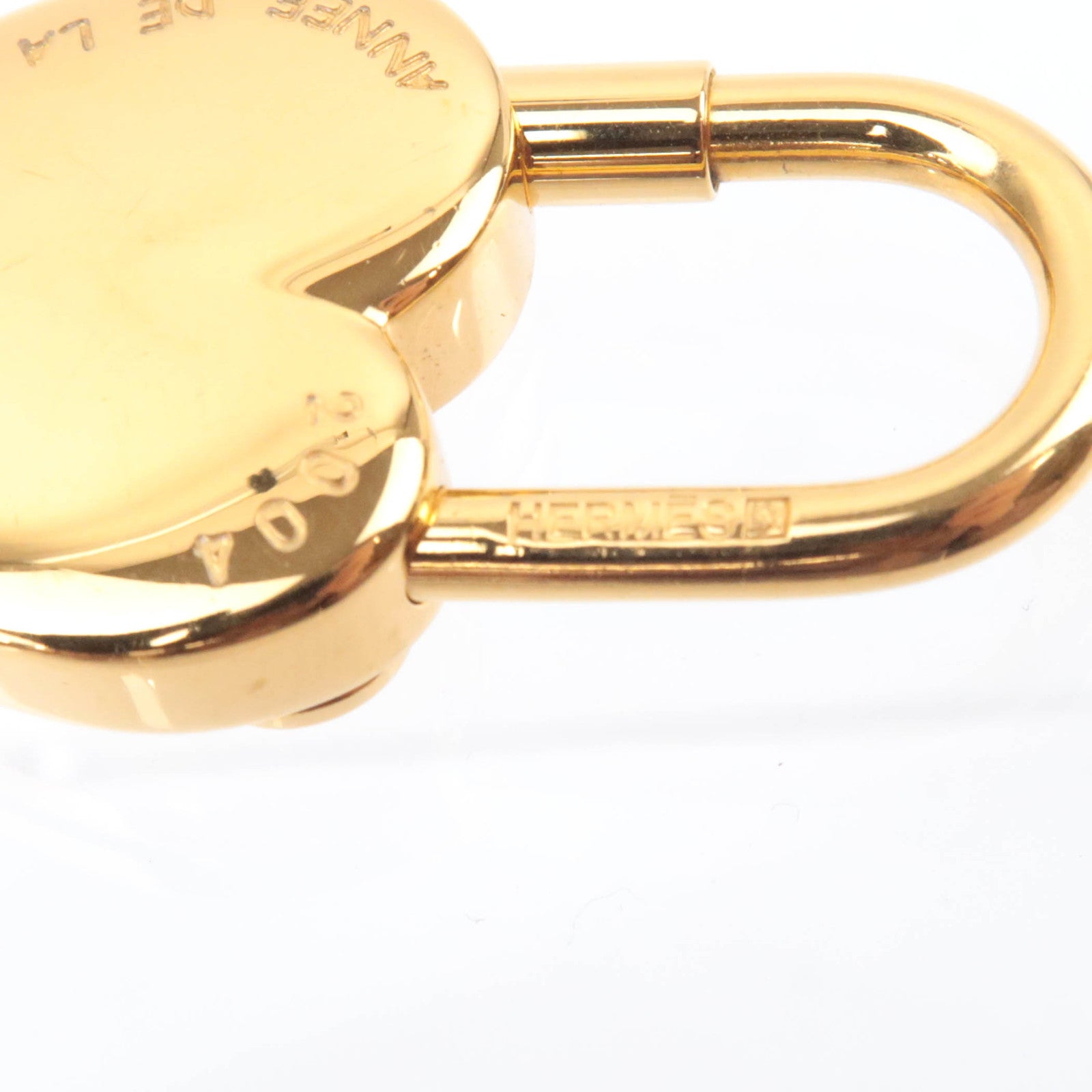 HERMES ViVE L'iDEE Lockhart Fantasy Charm Lock Gold Color
