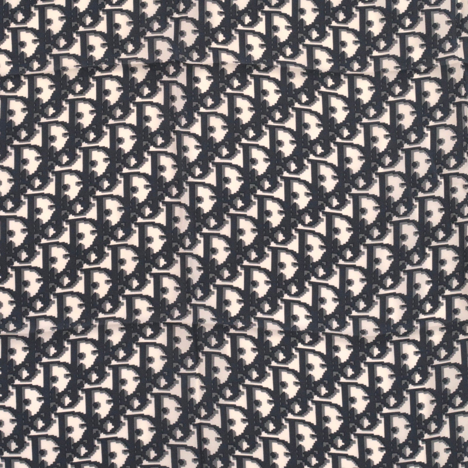Christian Dior Trotter Scarf 100% Silk Gray Red