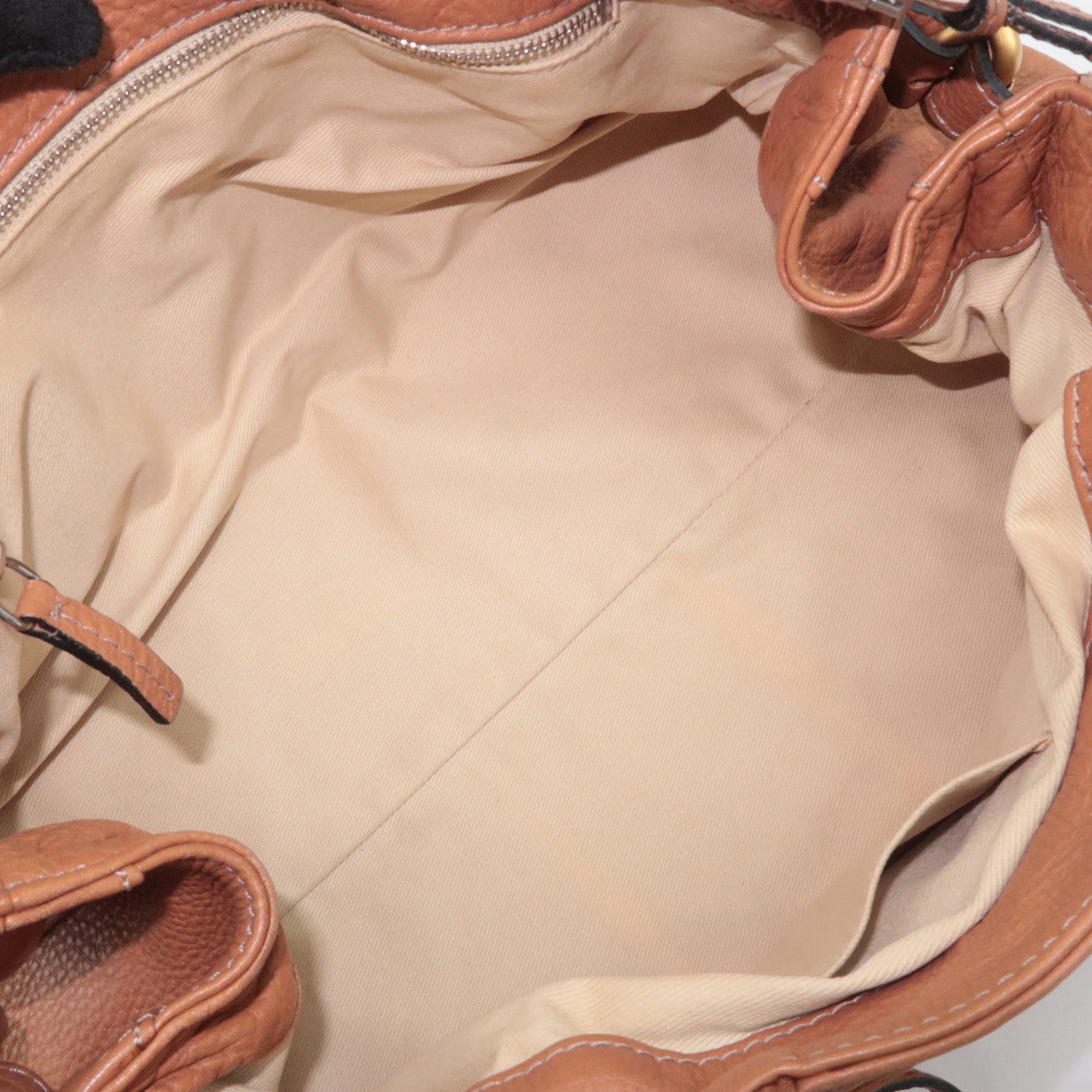 Chloe Paddington Leather Handbag Brown