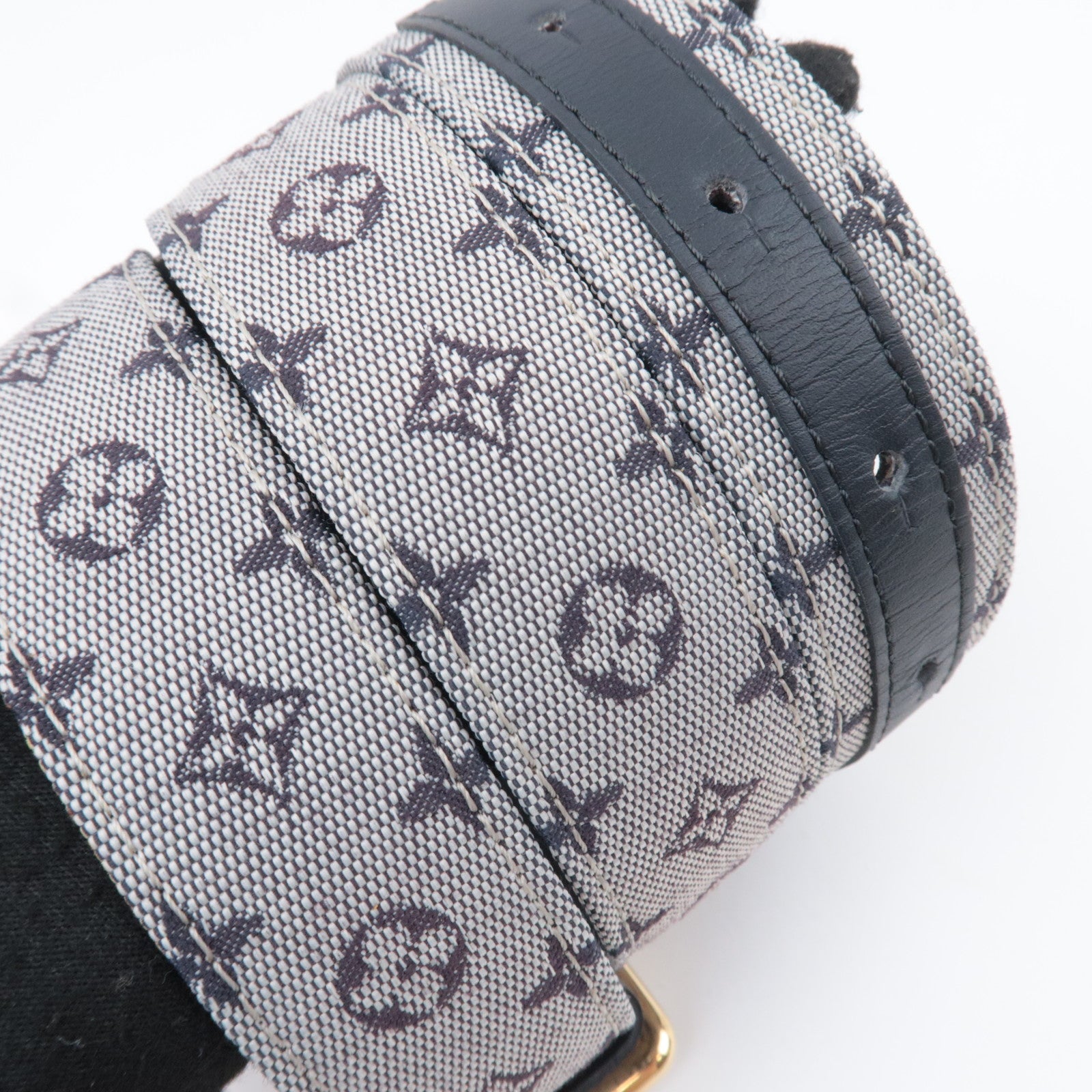 Louis Vuitton Monogram Mini Ceinture Belt 80/32 Blue M6816V