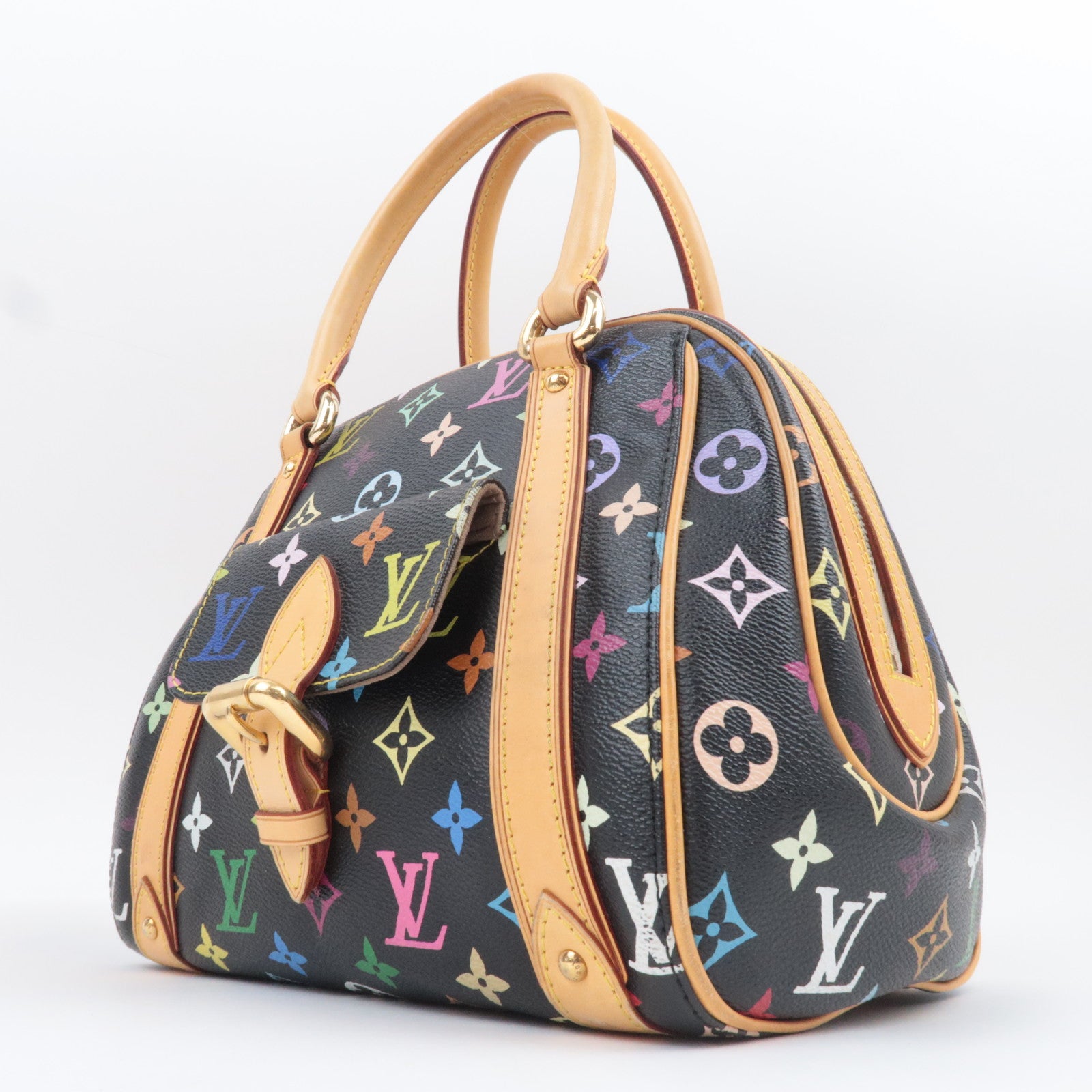 Louis Vuitton Monogram Multicolor Murakami Priscilla Handbag Noir M40097