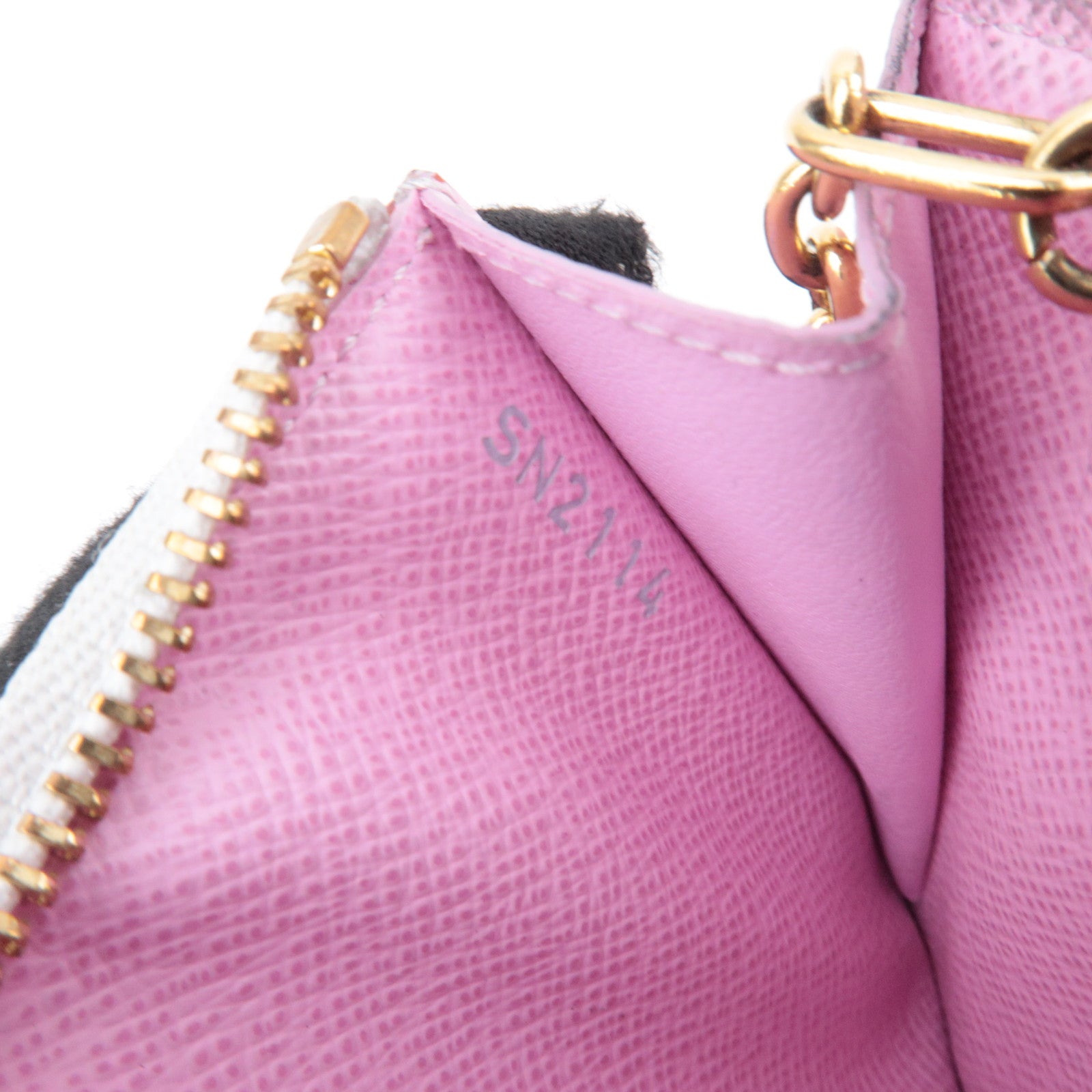 Louis Vuitton Monogram Multicolor Pochette Cles Coin Case Blanc M93734