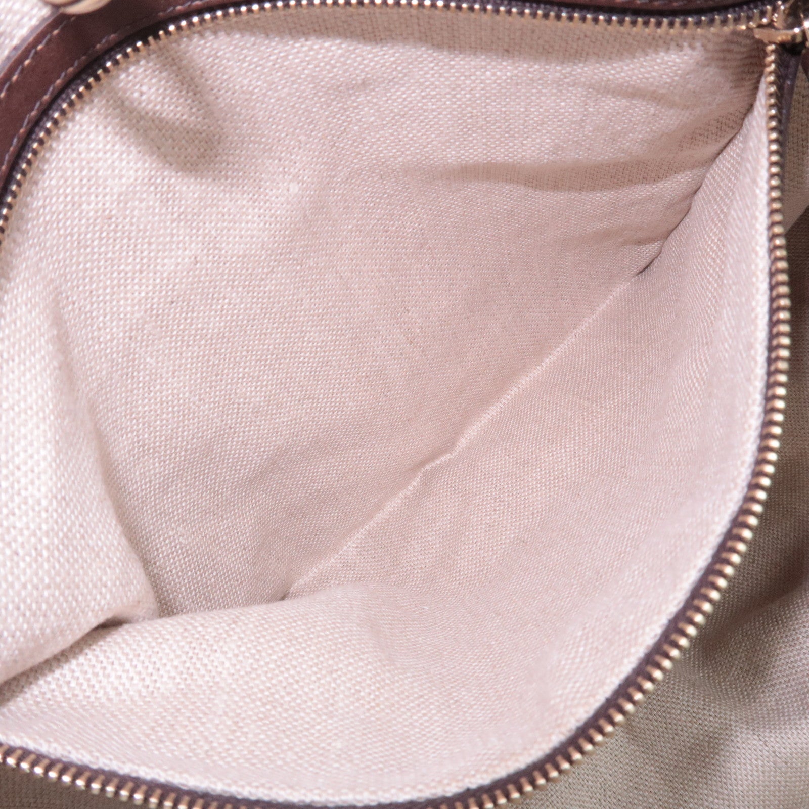GUCCI Gucci Craft Canvas Leather Tote Bag Beige 247207