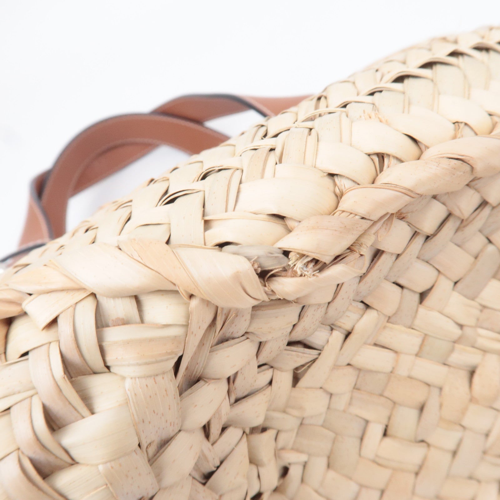 LOEWE Small Basket Bag Raffia Tan