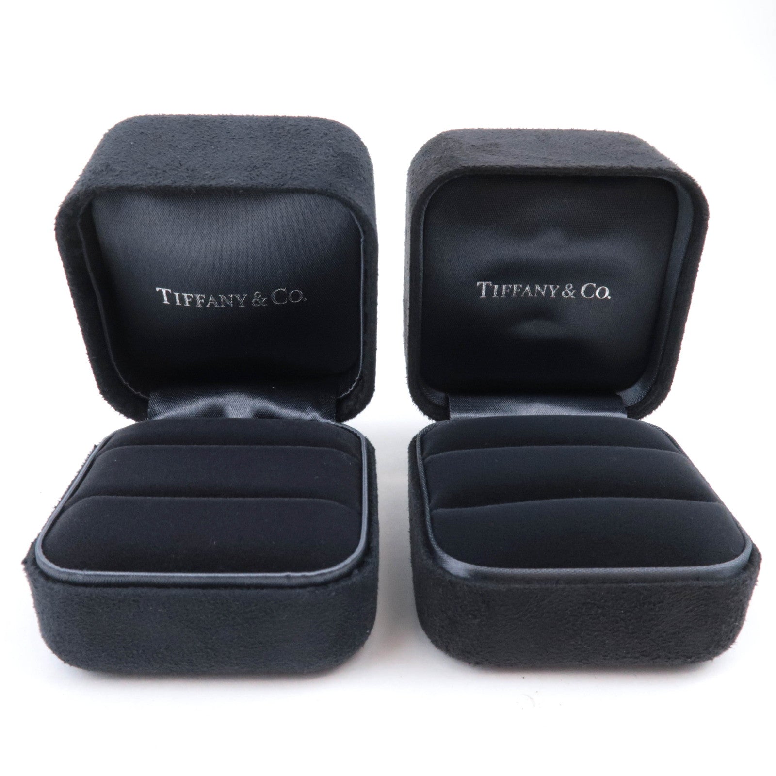 Tiffany Set of 2 Jewelry Boxes For 2 Rings Tiffany Blue