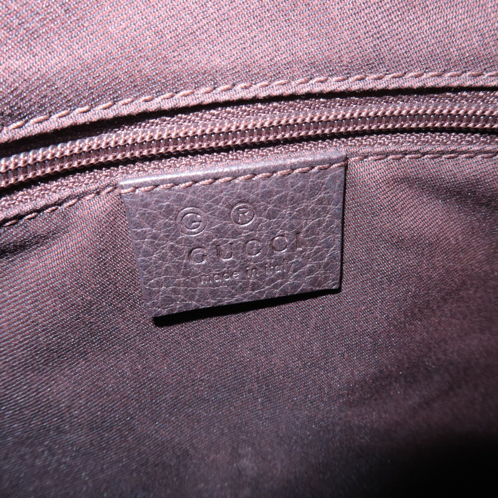 GUCCI Abby GG Canvas Shoulder Bag Brown 268637