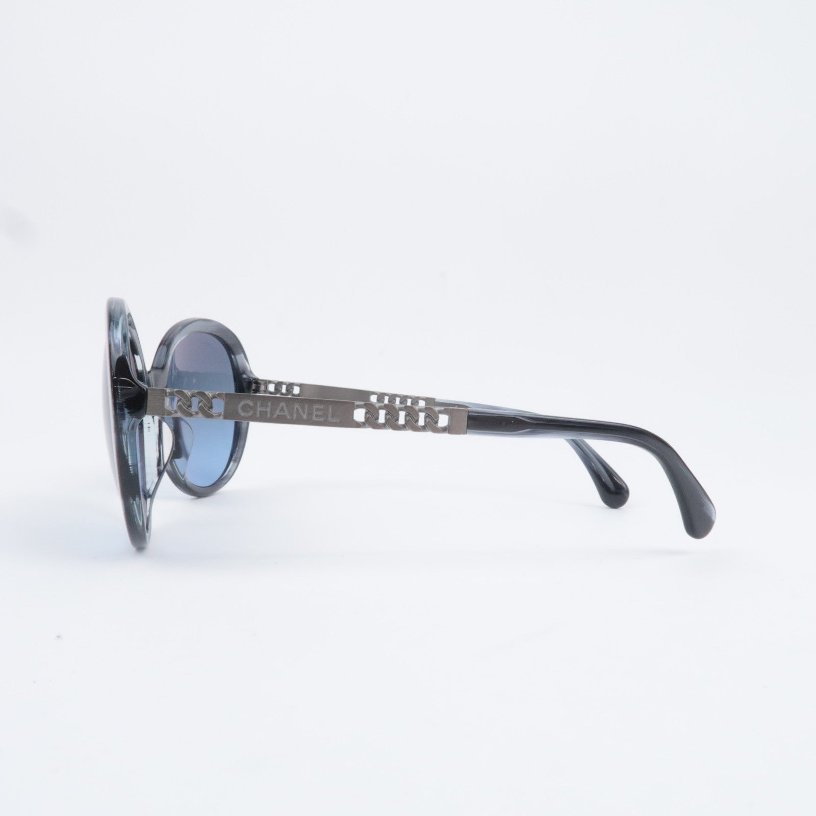 CHANEL Chain Sunglasses 5353-A C.1563/S2 56□20 140 2N Gray Blue
