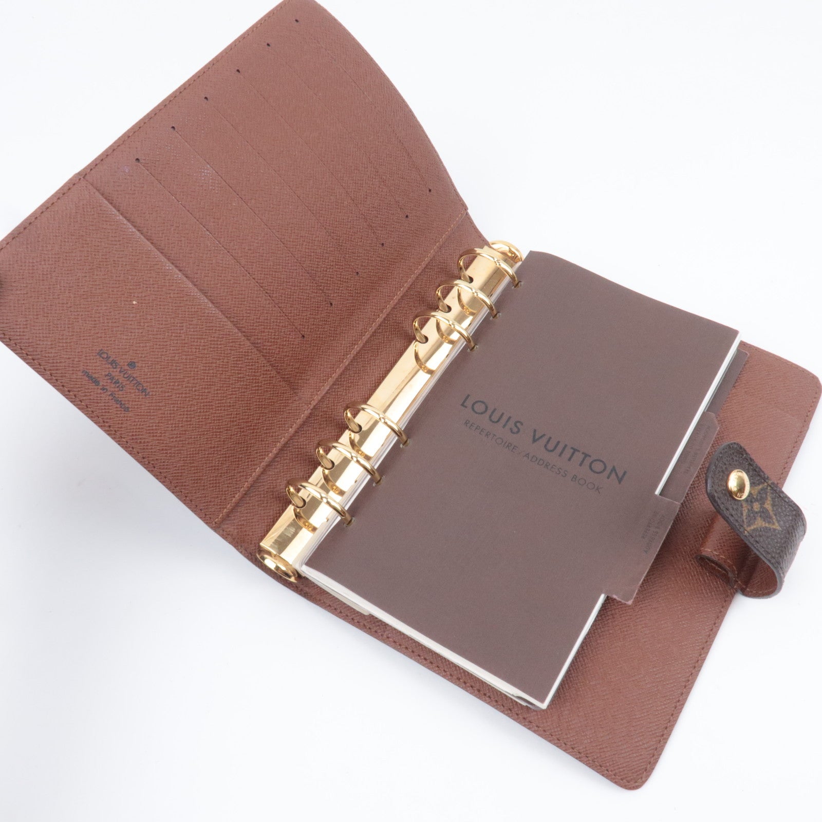 Louis Vuitton Monogram Agenda MM Planner Cover R20105