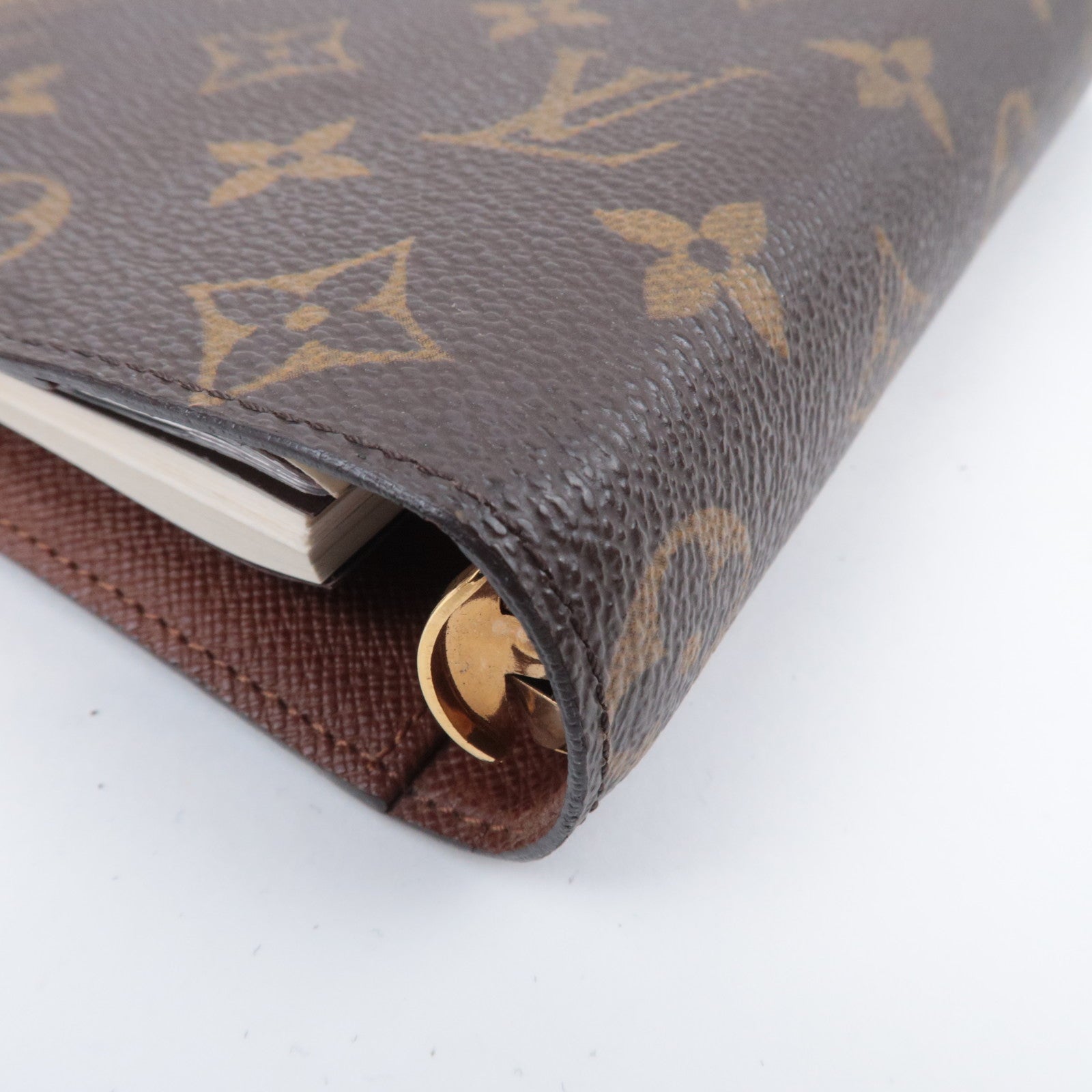 Louis Vuitton Monogram Agenda MM Planner Cover R20105
