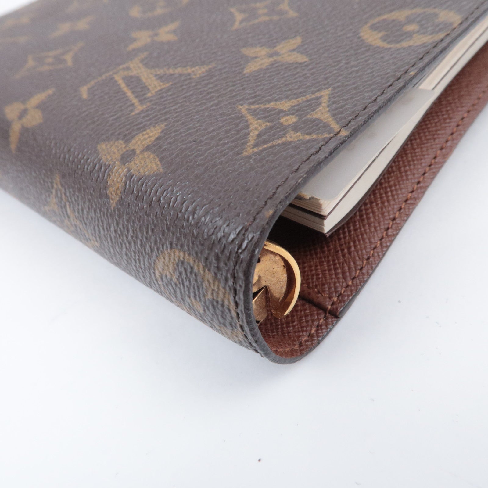Louis Vuitton Monogram Agenda MM Planner Cover R20105