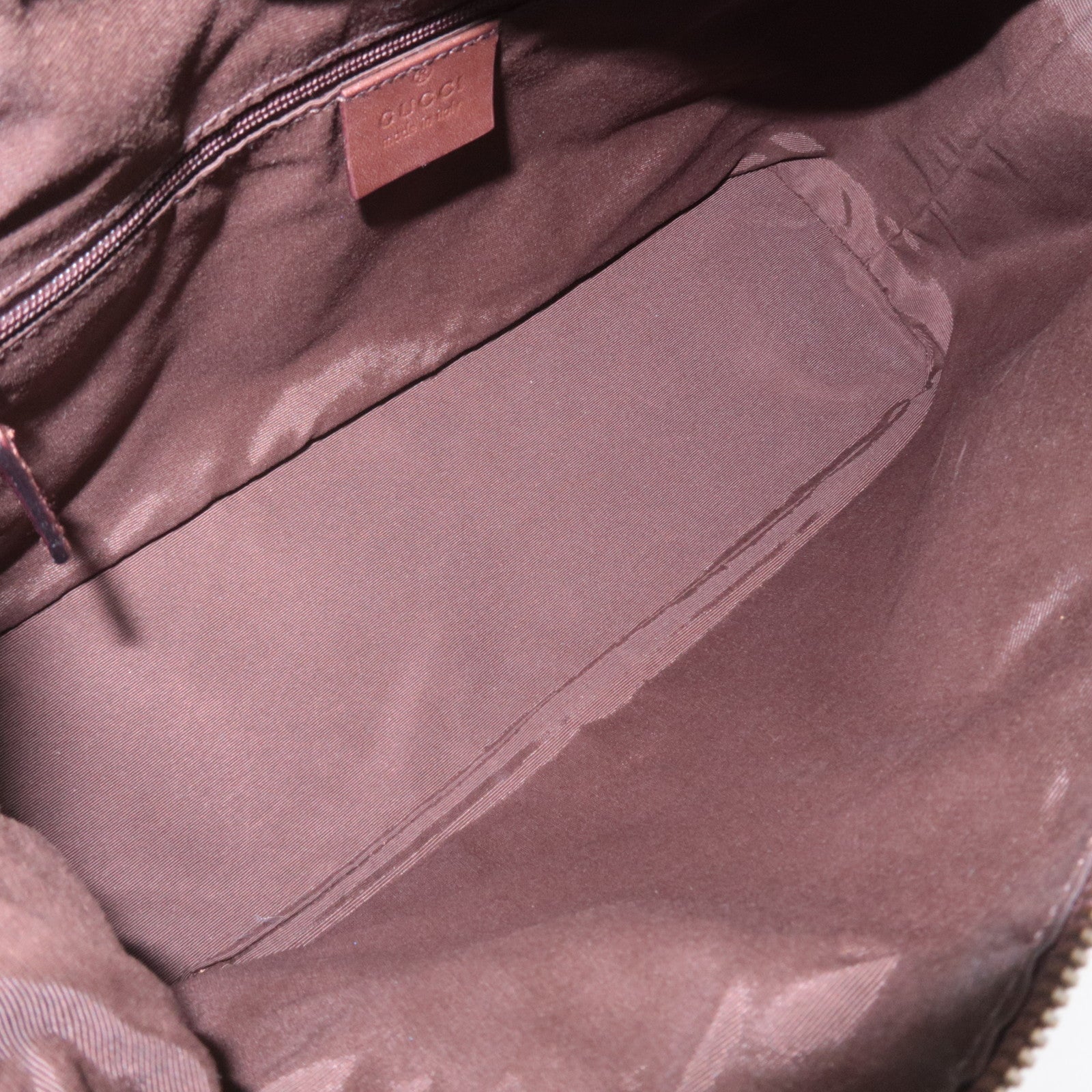 GUCCI GG Canvas Shoulder Bag Brown 92734