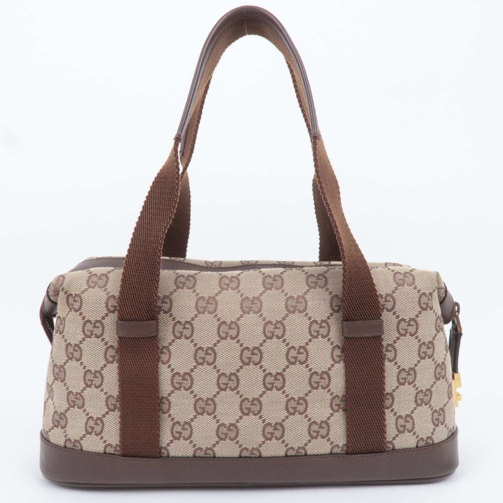 GUCCI GG Canvas Shoulder Bag Brown 92734