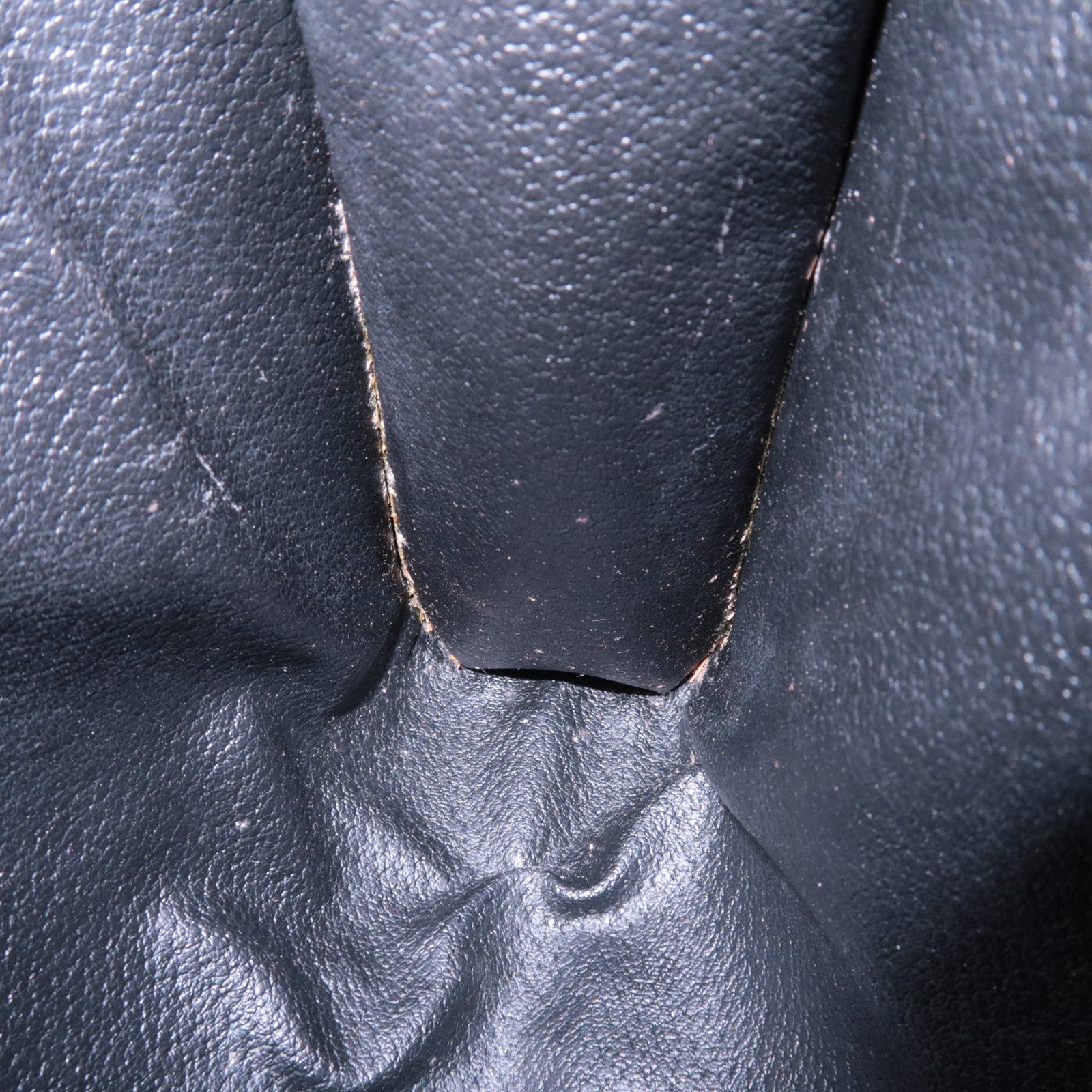 CELINE Macadam PVC Leather Clutch Bag Black