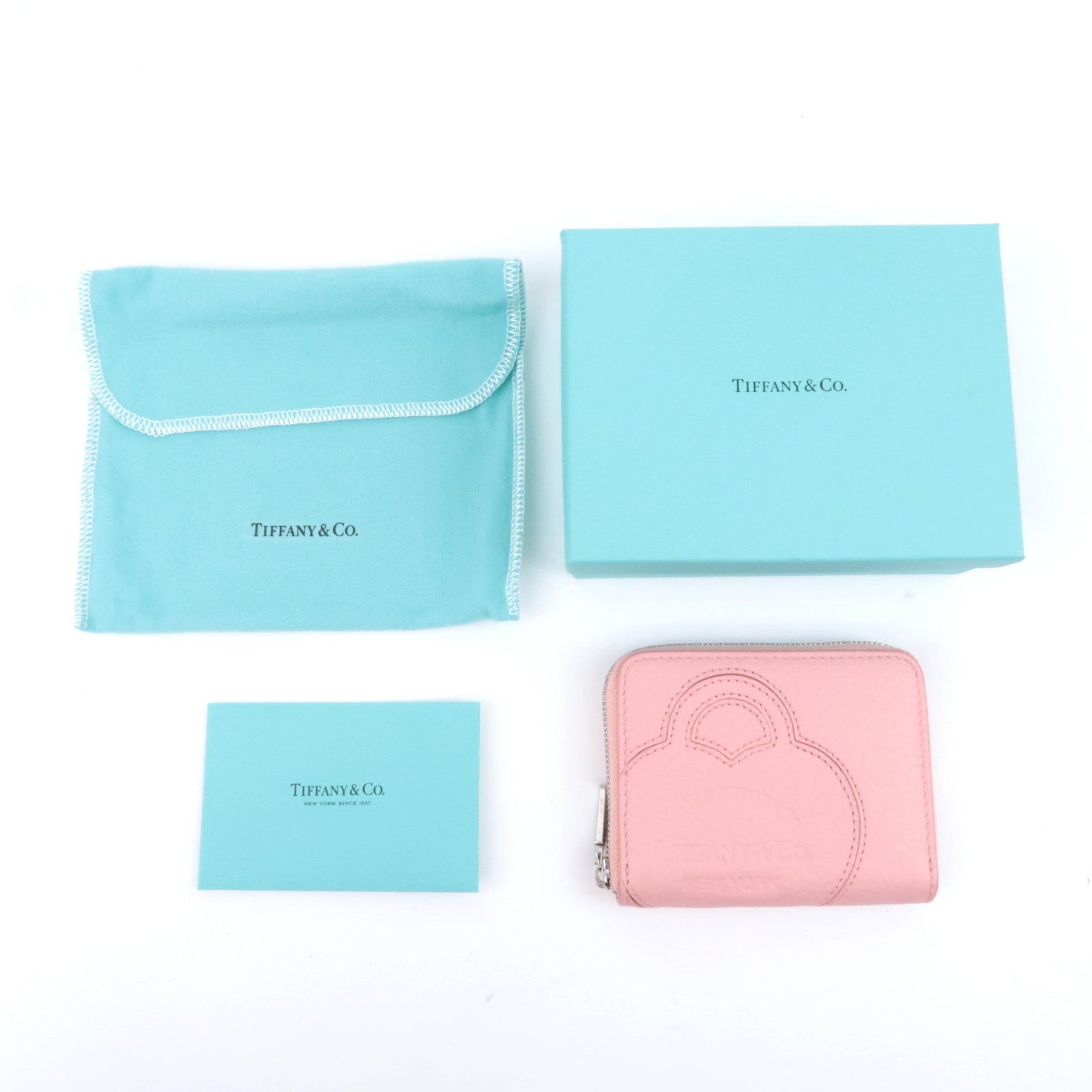 Tiffany Return To Tiffany Leather Coin Case Pink