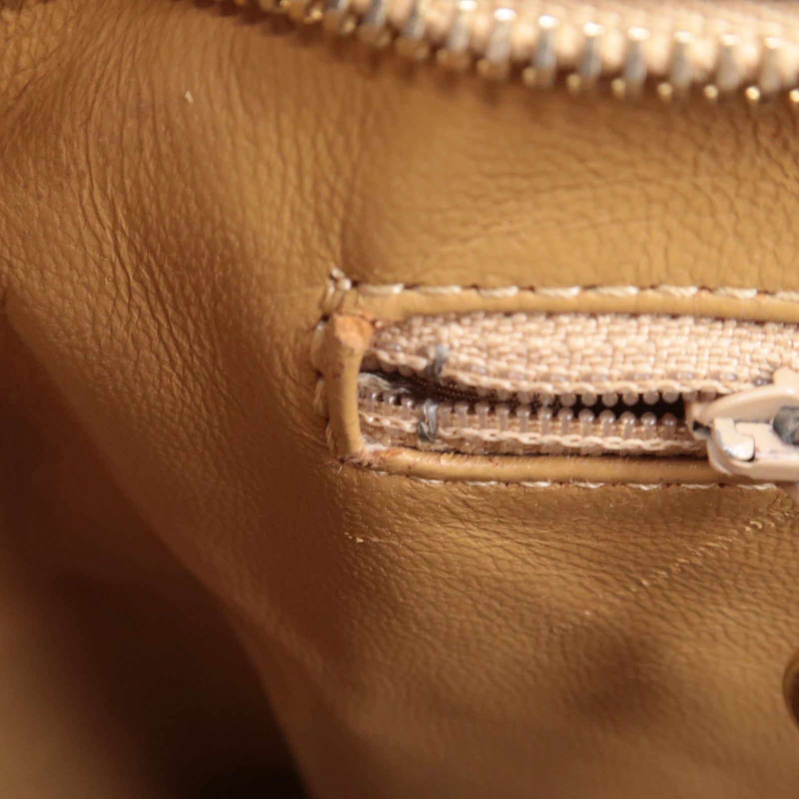 CHANEL Medallion Tote Bag Caviarskin Beige Gold HDW A01804