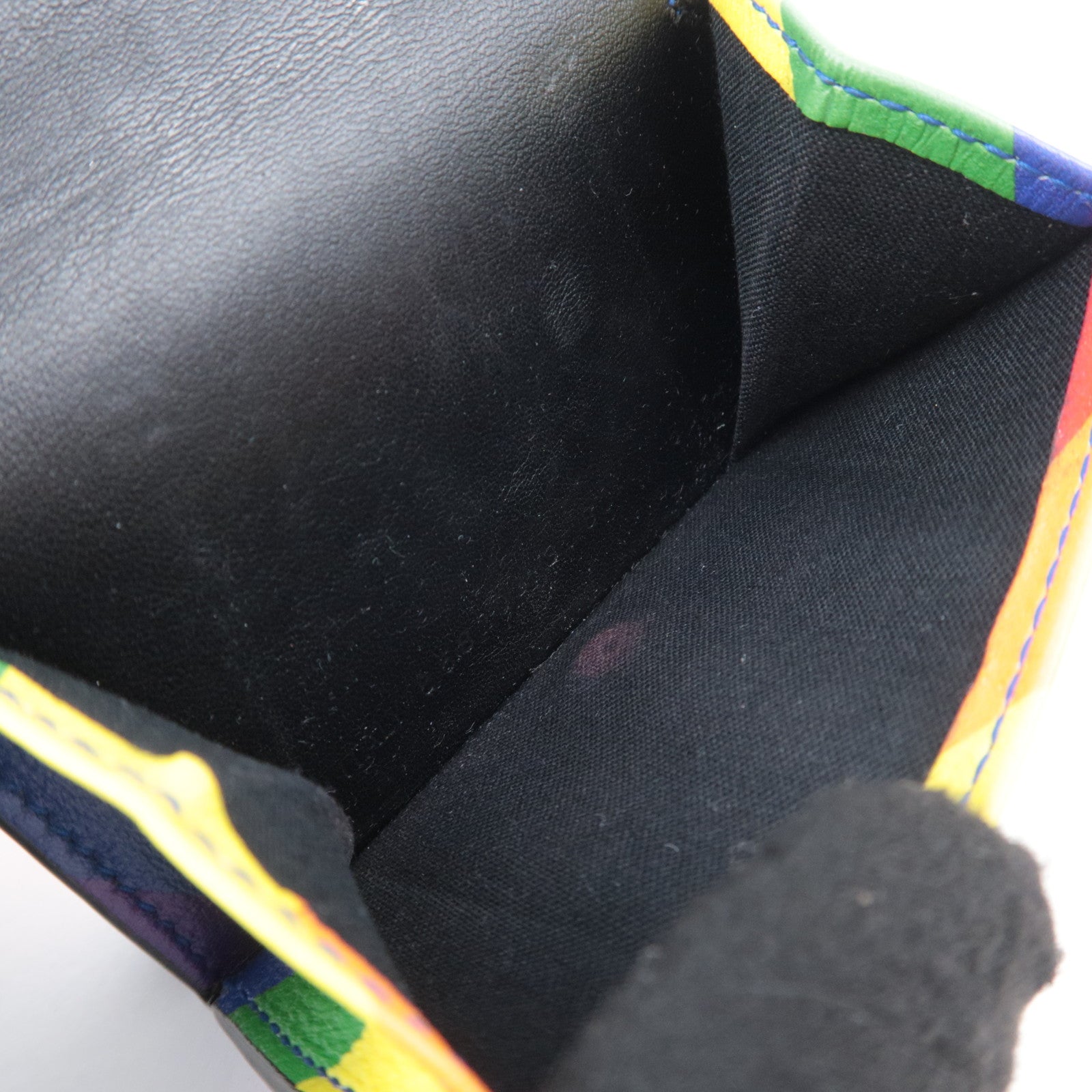 BALENCIAGA Rainbow Leather Wallet 558208