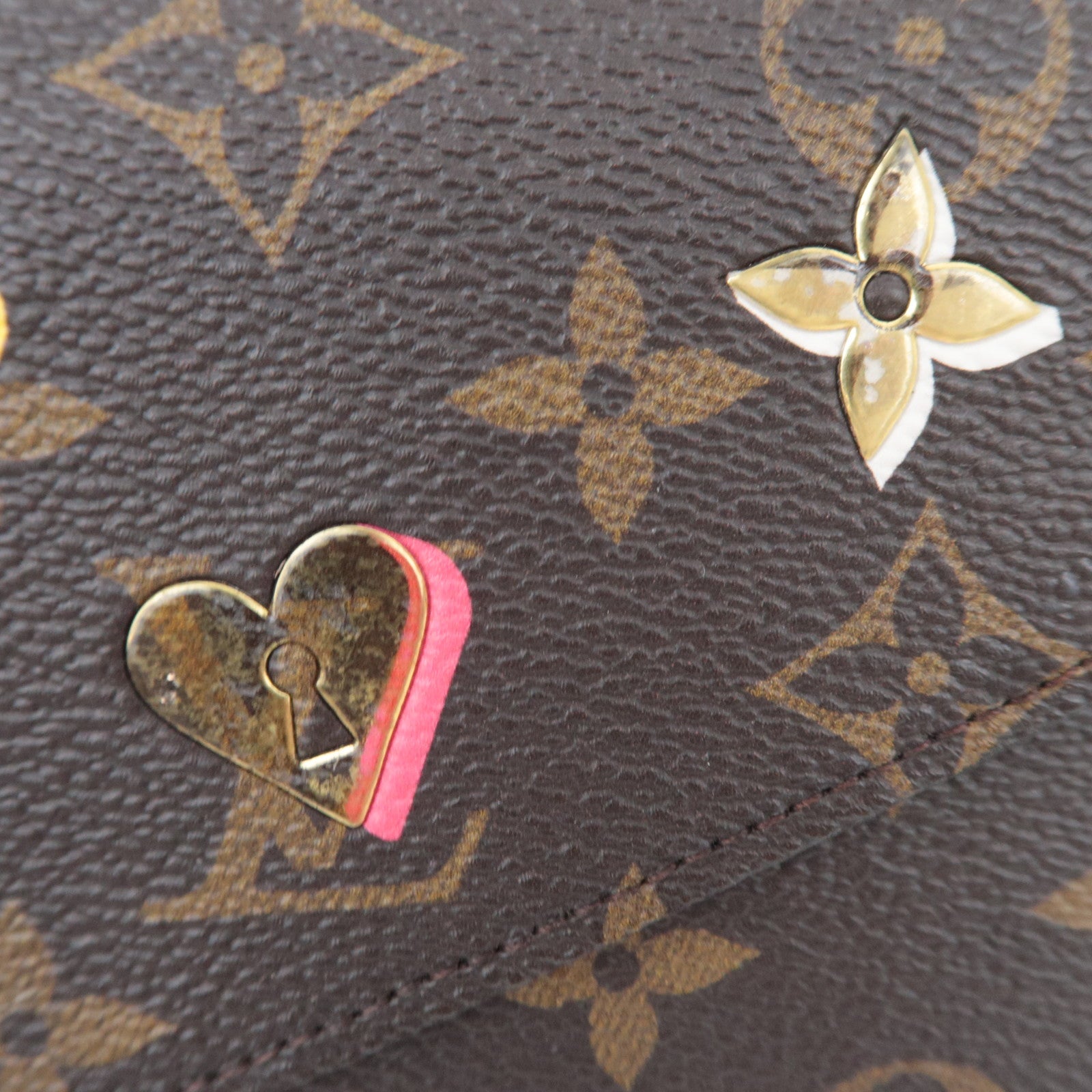 Louis Vuitton Monogram Love Lock Pochette Felicie Shoulder Bag M63999