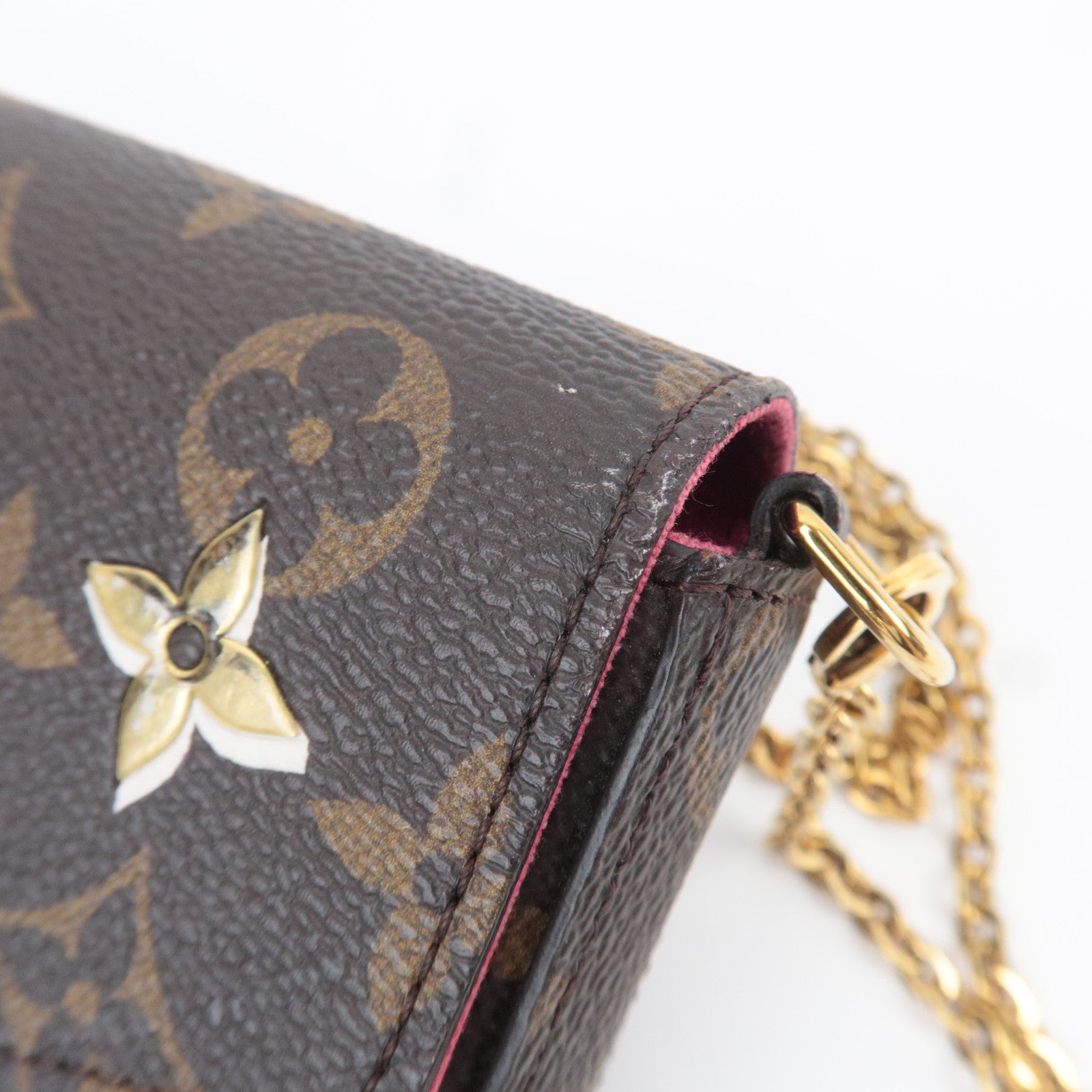 Louis Vuitton Monogram Love Lock Pochette Felicie Shoulder Bag M63999