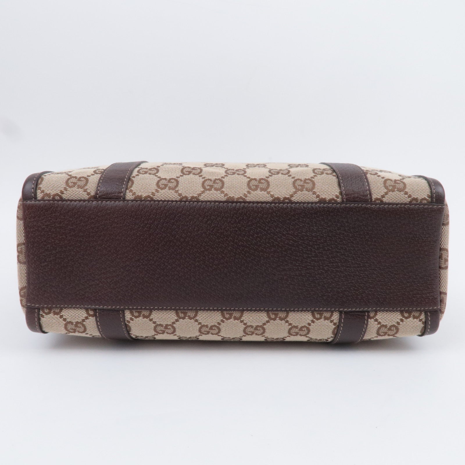 GUCCI Abby GG Canvas Shoulder Bag Beige 130942