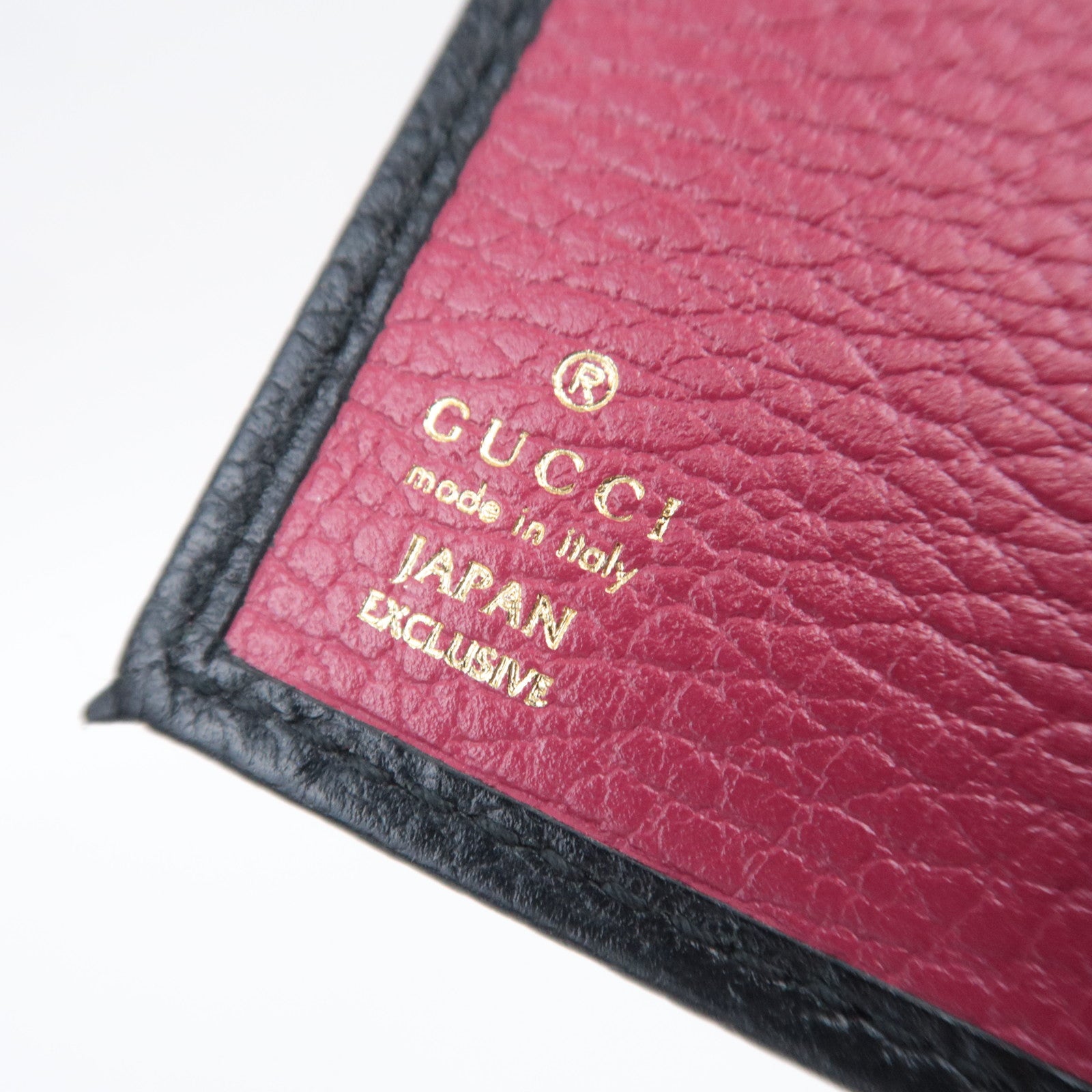 GUCCI GG Marmont Leather Wallet Japan Limited Black 772738