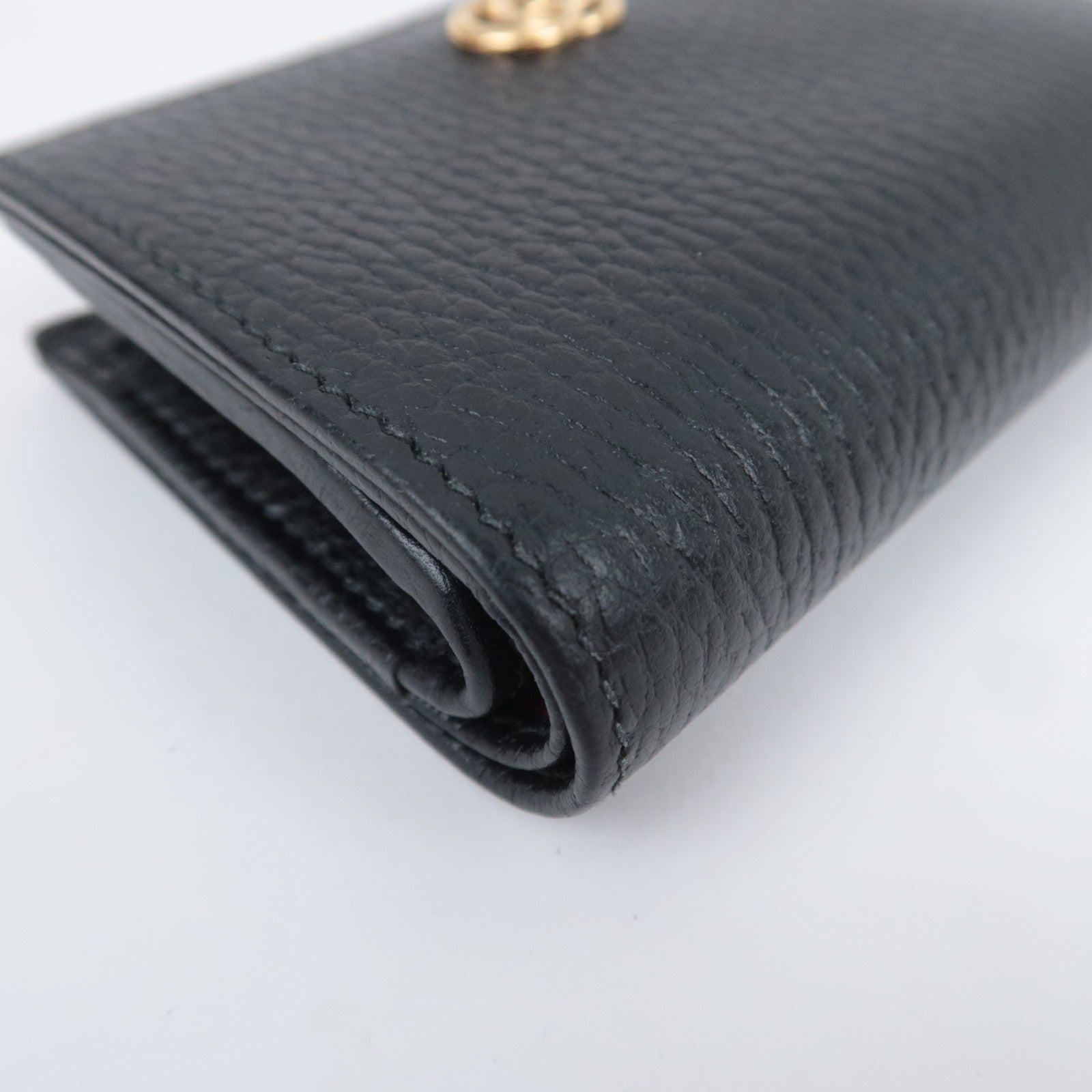 GUCCI GG Marmont Leather Wallet Japan Limited Black 772738