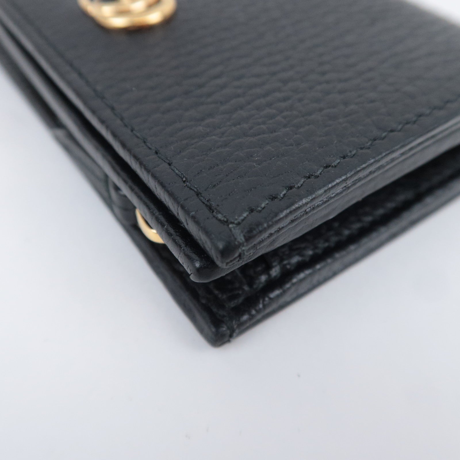 GUCCI GG Marmont Leather Wallet Japan Limited Black 772738