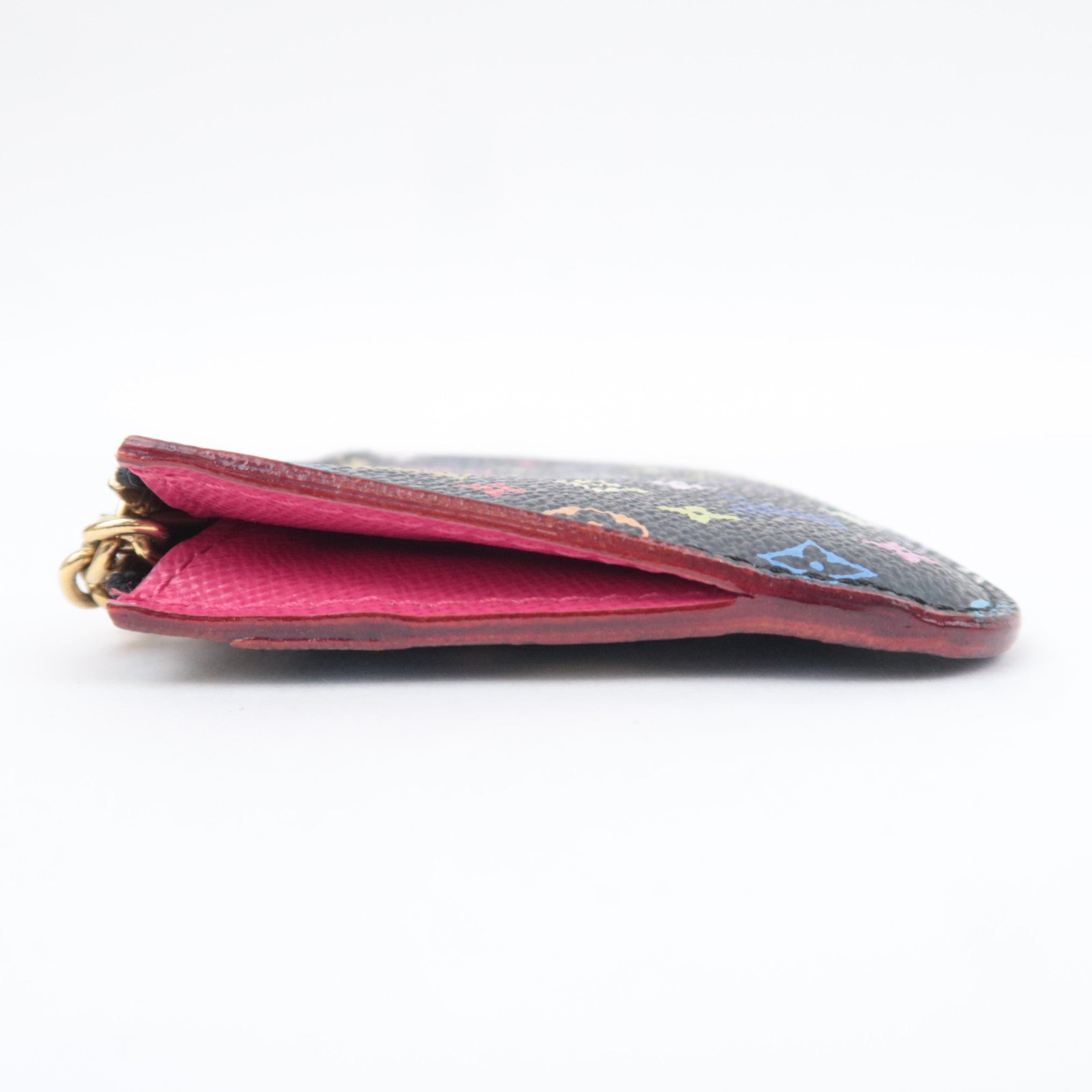 Louis Vuitton Monogram Multicolor Pochette Cles Coin Case Noir Grunard M93735