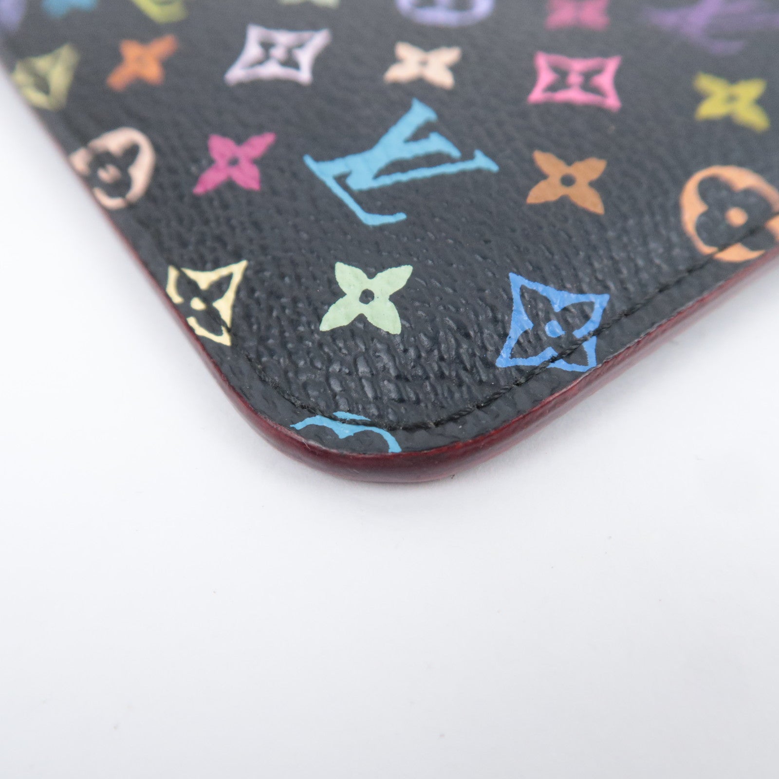 Louis Vuitton Monogram Multicolor Pochette Cles Coin Case Noir Grunard M93735