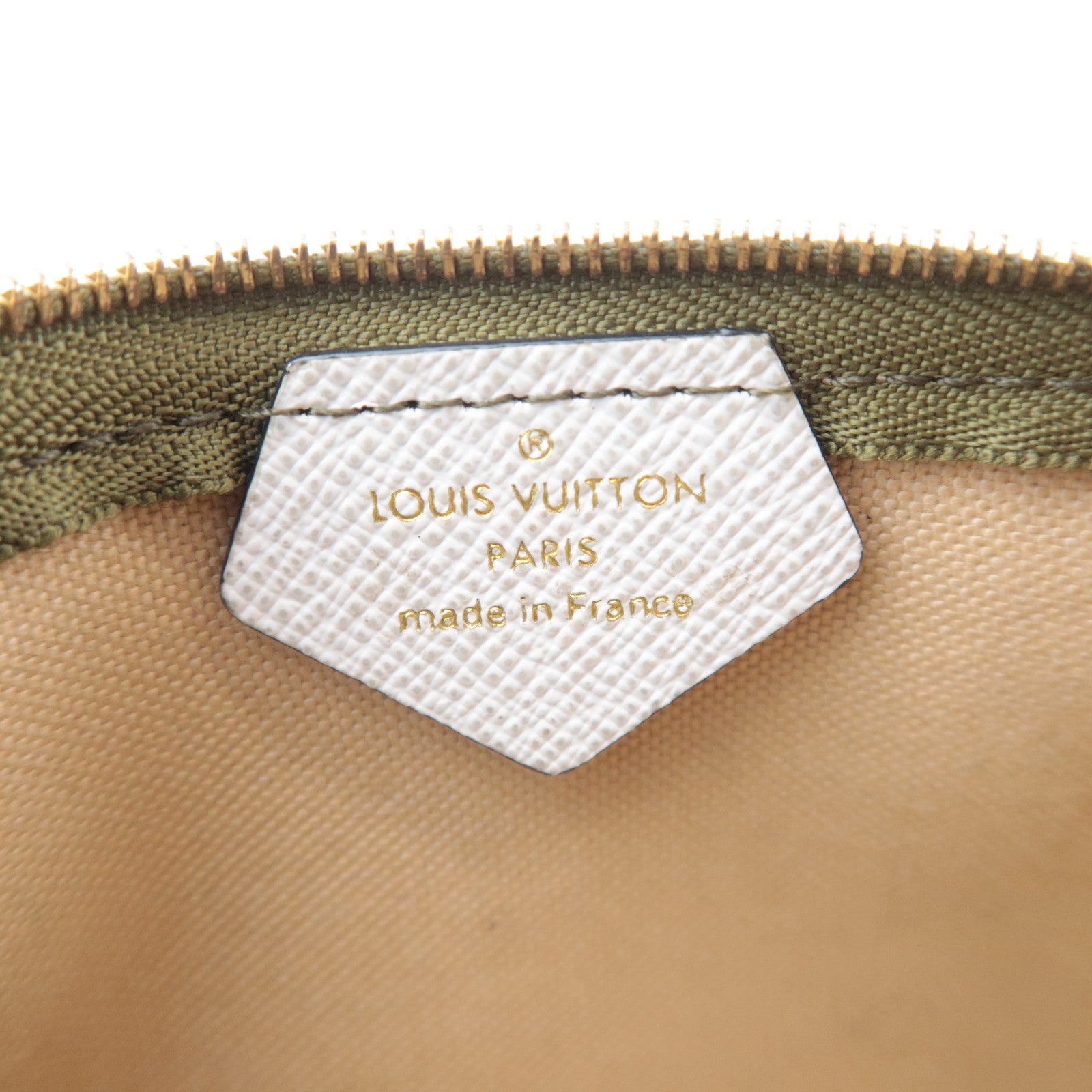 Louis Vuitton Monogram Giant Mini Pochette Accessoires Mini Bag Khaki M67579