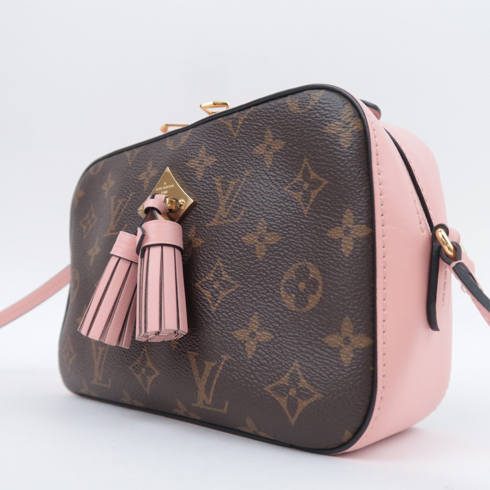 Louis Vuitton Monogram Saintonge Shoulder Bag Rose Poodle M44442