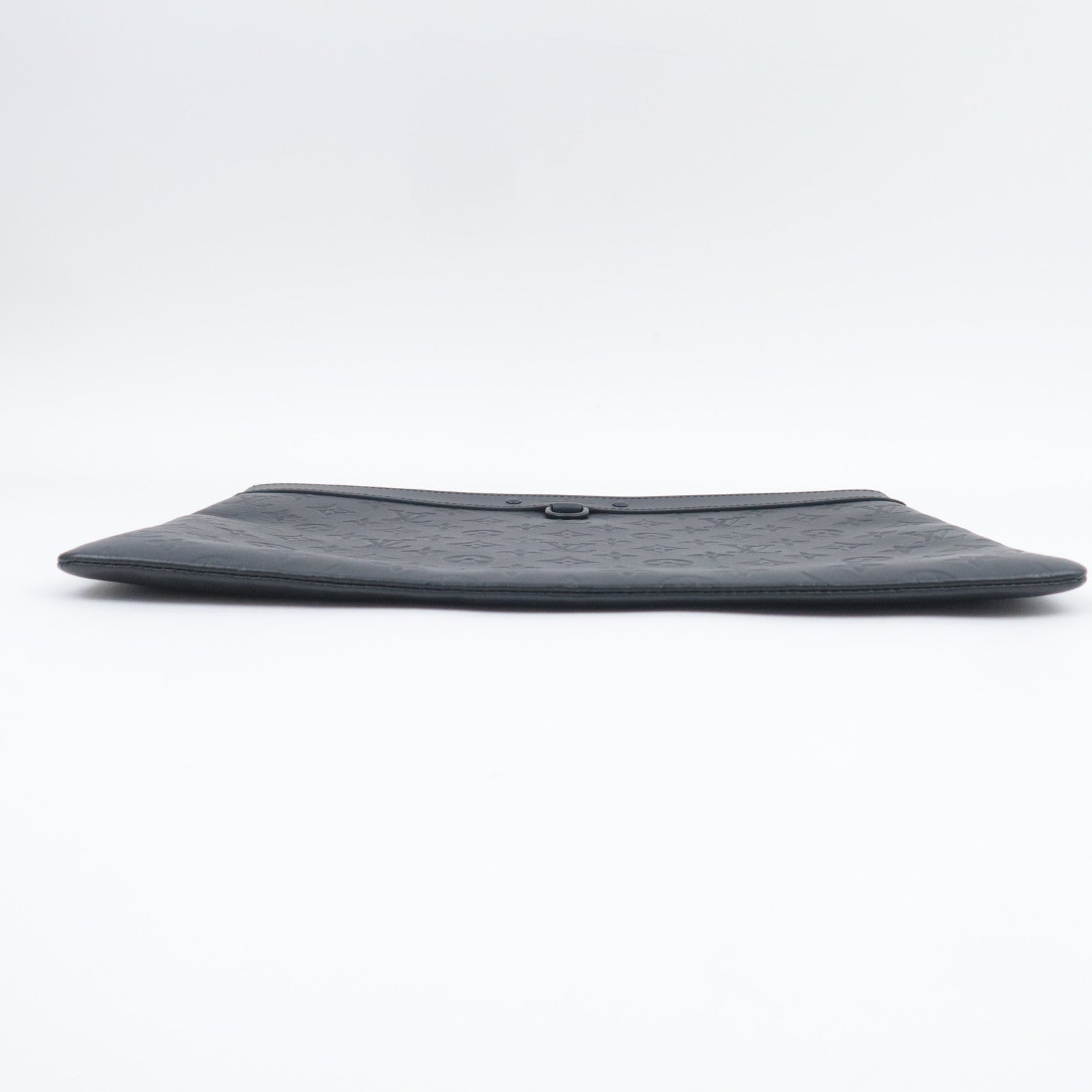 Louis Vuitton Monogram Shadow Pochette Discovery Clutch Bag Black M62903