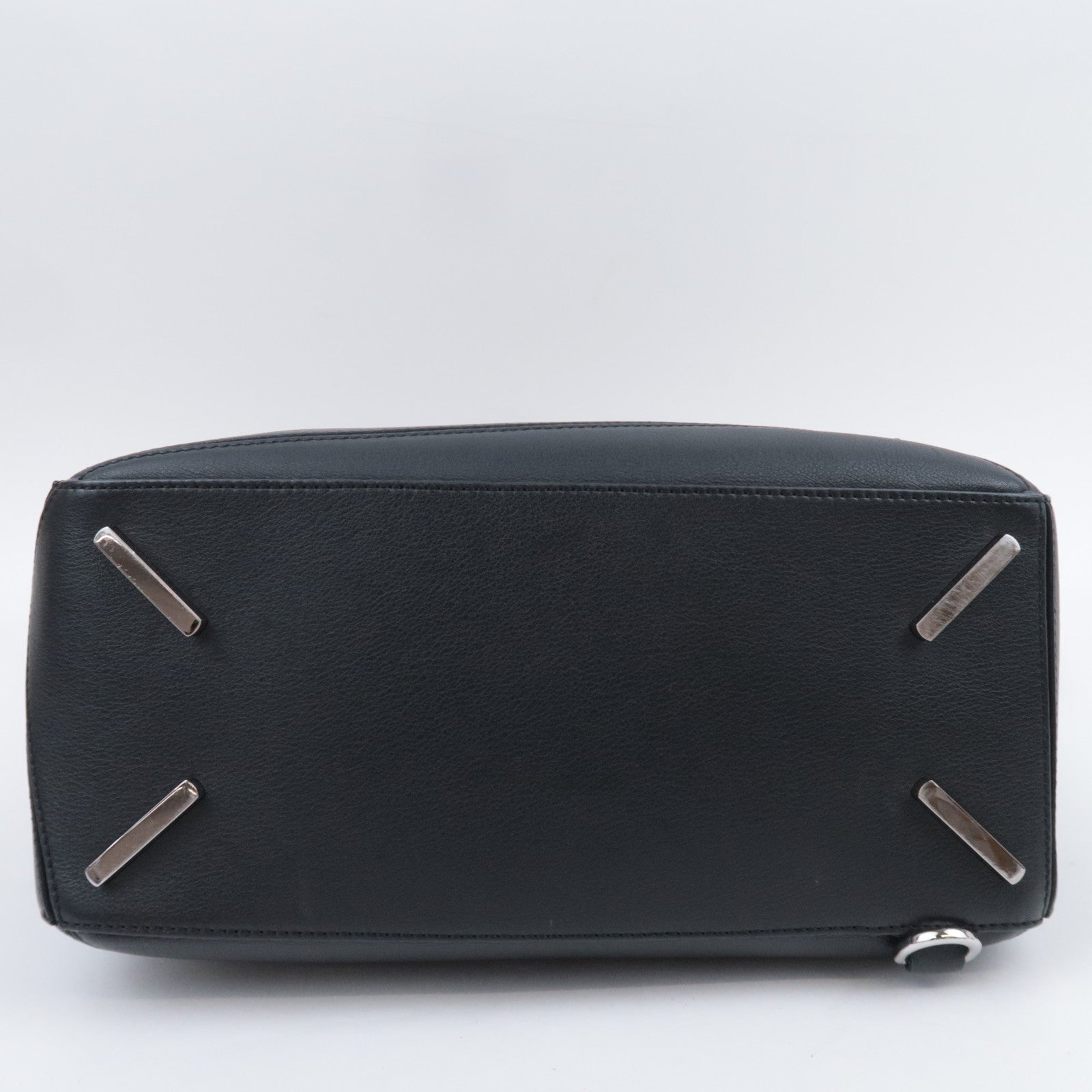 LOEWE Puzzle Bag Medium 2Way Leather Shoulder Bag Black
