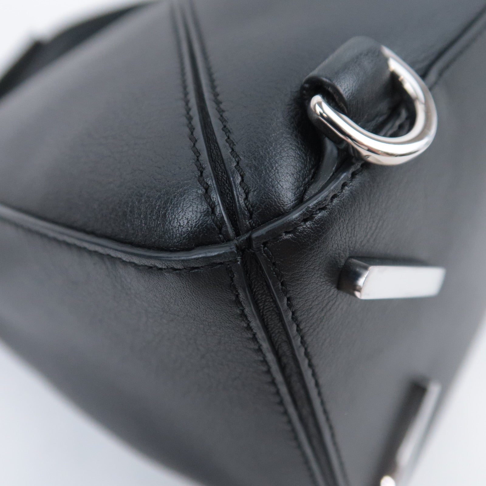LOEWE Puzzle Bag Medium 2Way Leather Shoulder Bag Black