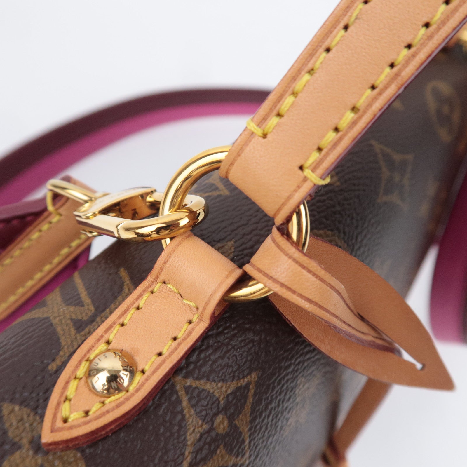 Louis Vuitton Monogram Cluny BB 2Way Handbag Fuchsia M42738