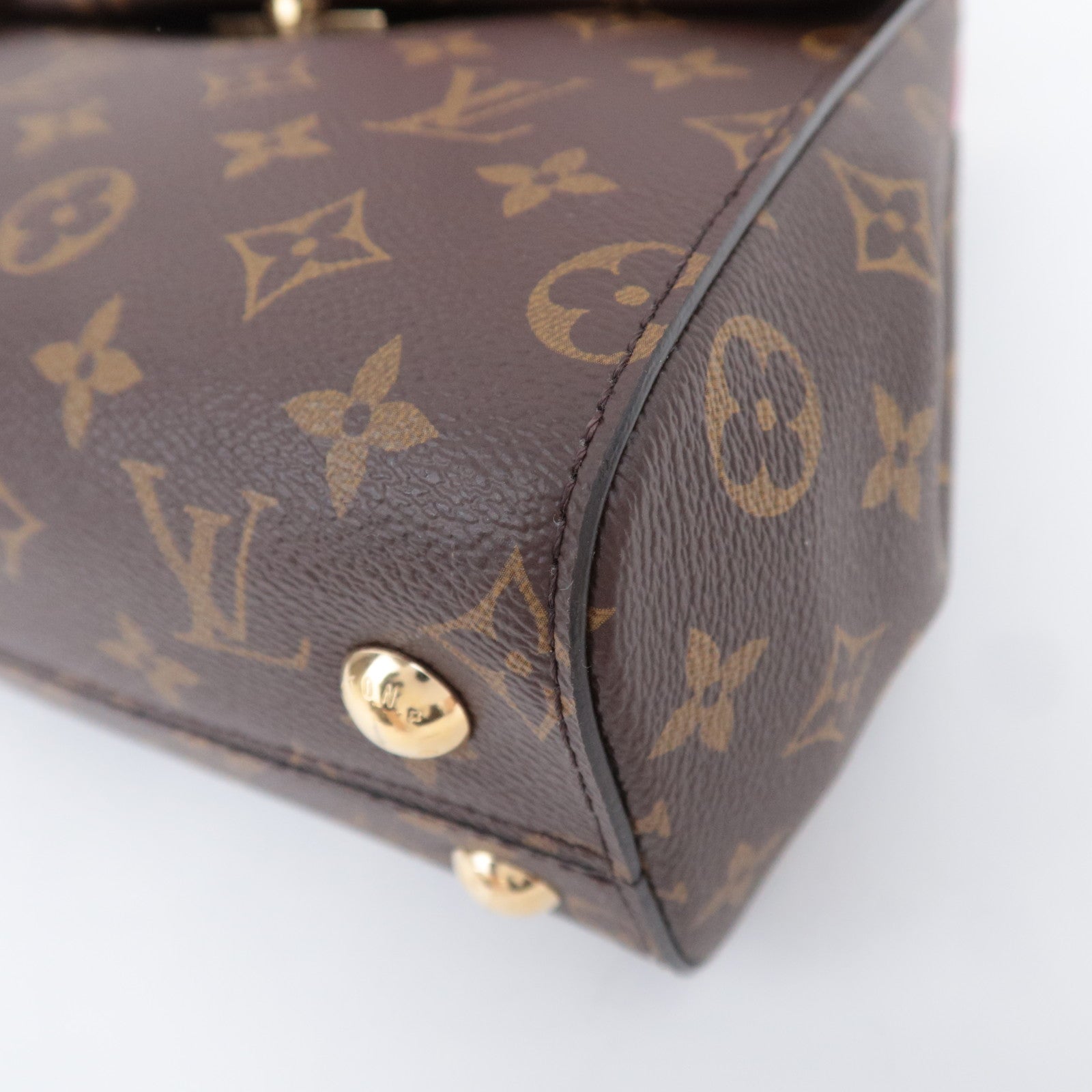 Louis Vuitton Monogram Cluny BB 2Way Handbag Fuchsia M42738