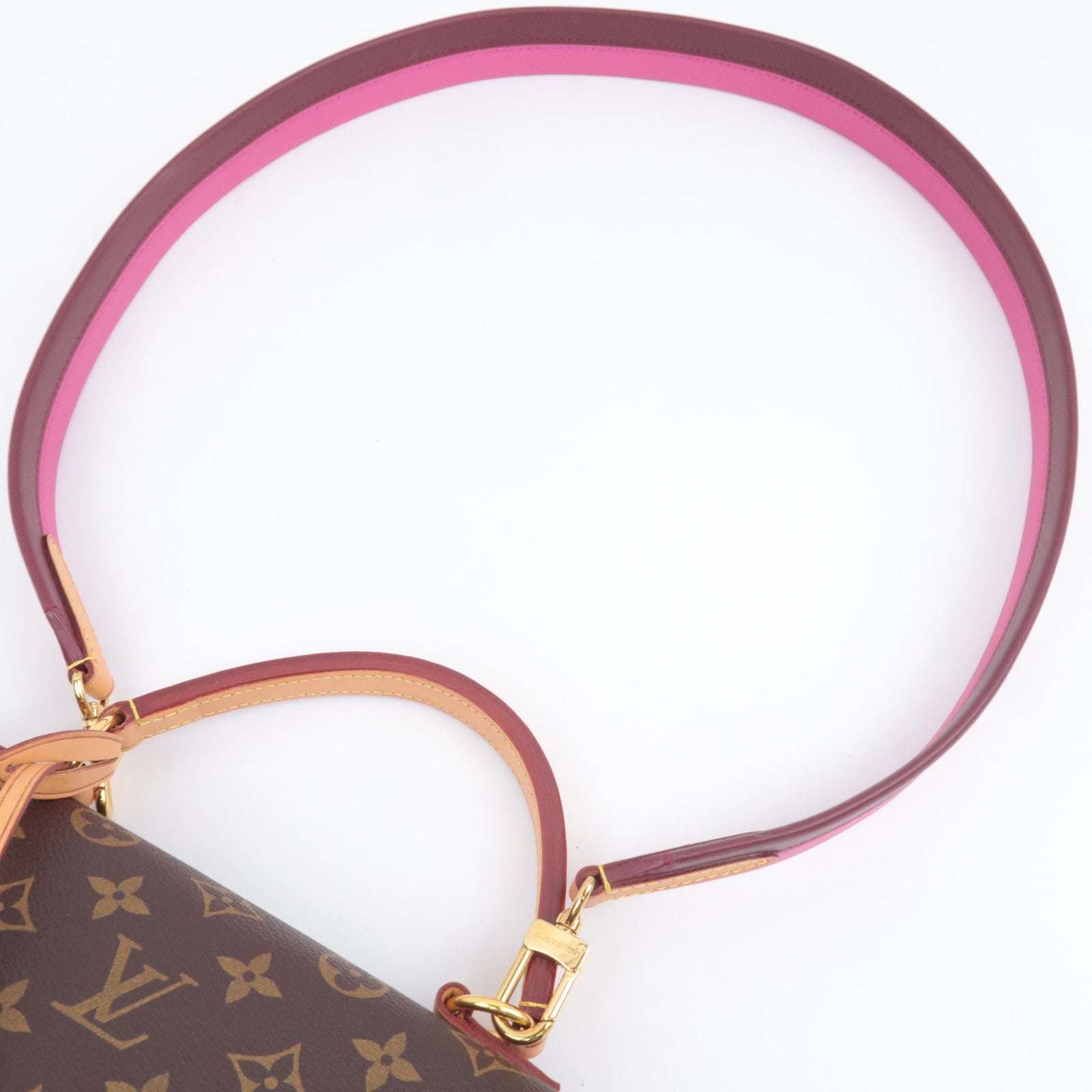 Louis Vuitton Monogram Cluny BB 2Way Handbag Fuchsia M42738