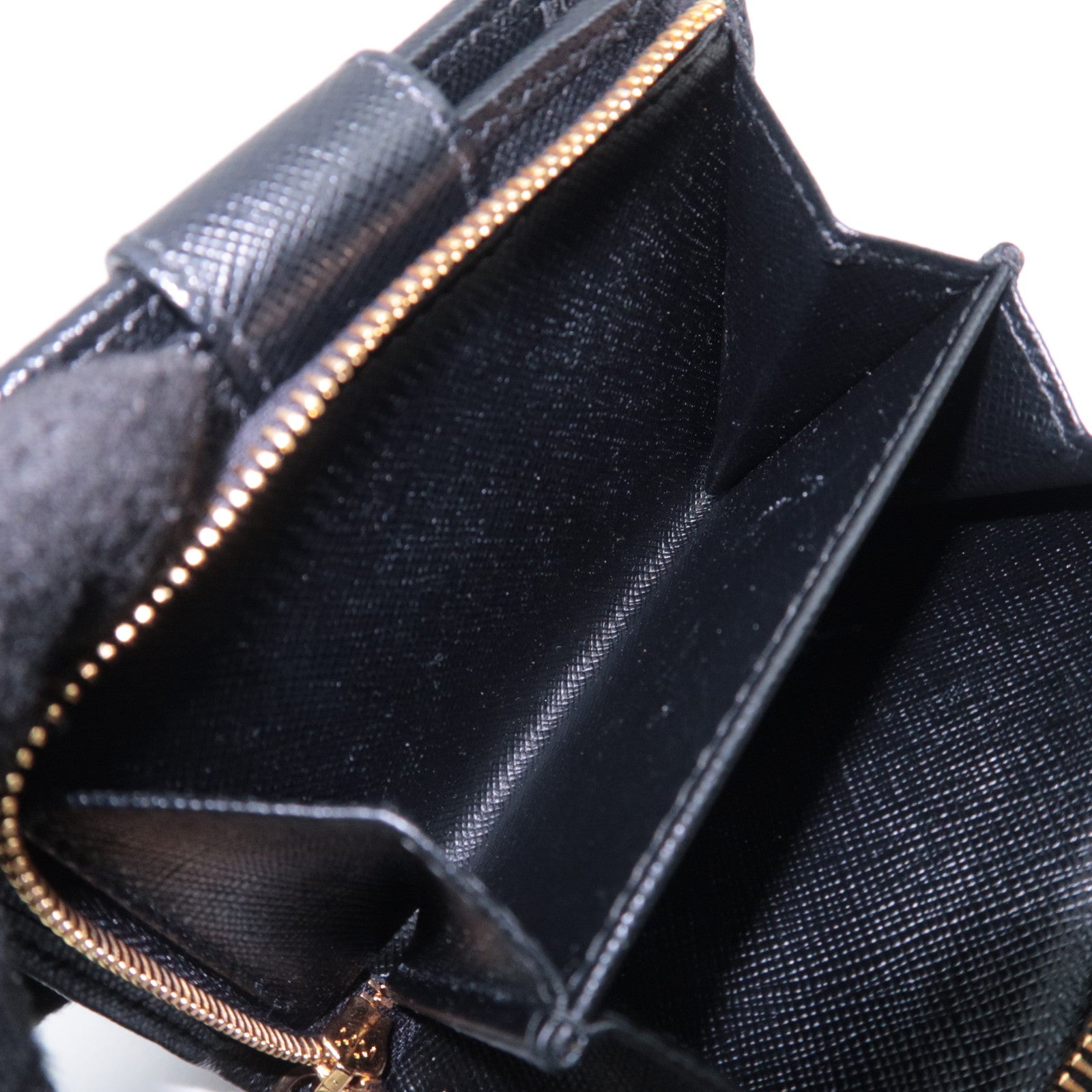 PRADA Leather Wallet Black