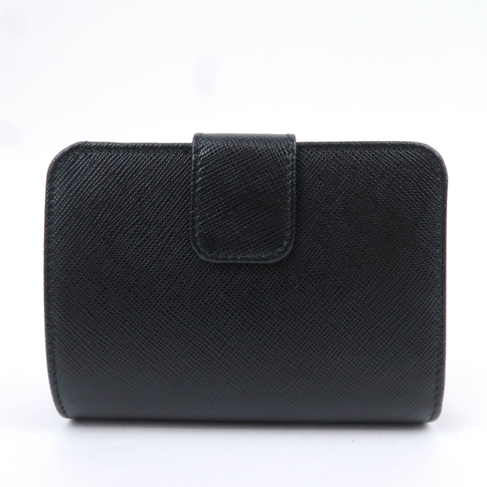 PRADA Leather Wallet Black